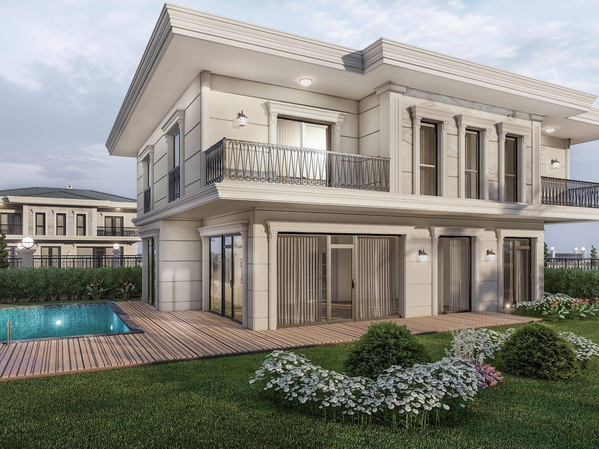 Classically modern villas in Buyukcekmece, Istanbul