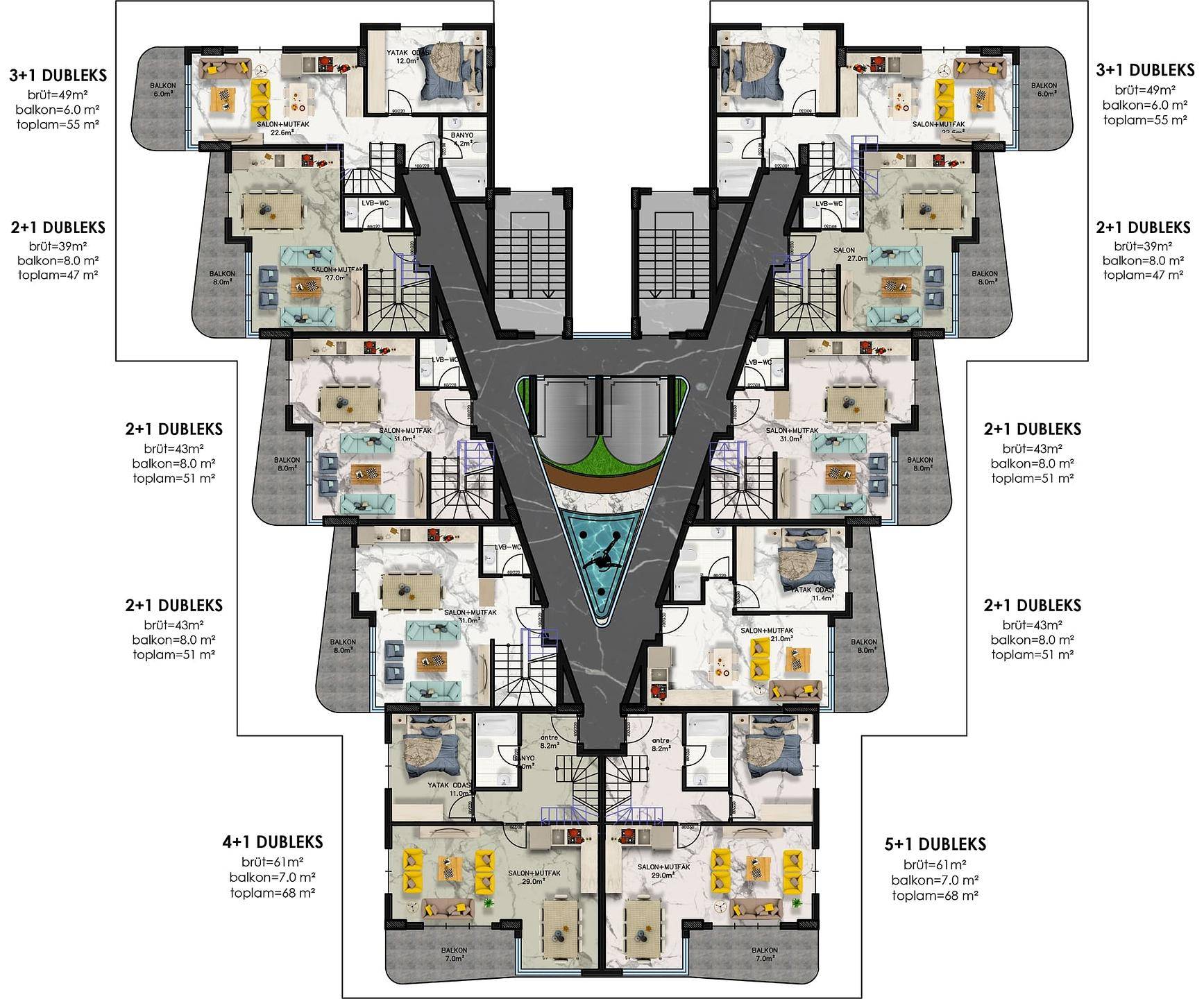 Plantegning billede 5