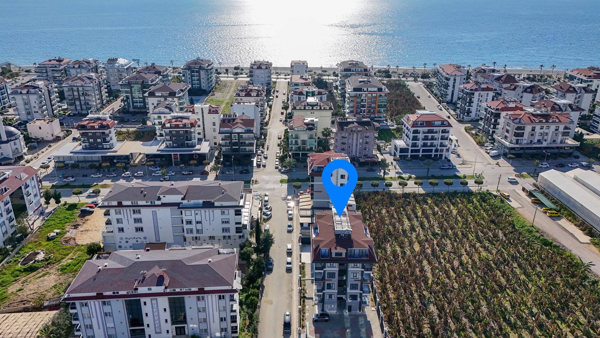 Modernus 1 miegamojo butas Kestelyje, Alanya, parduodamas