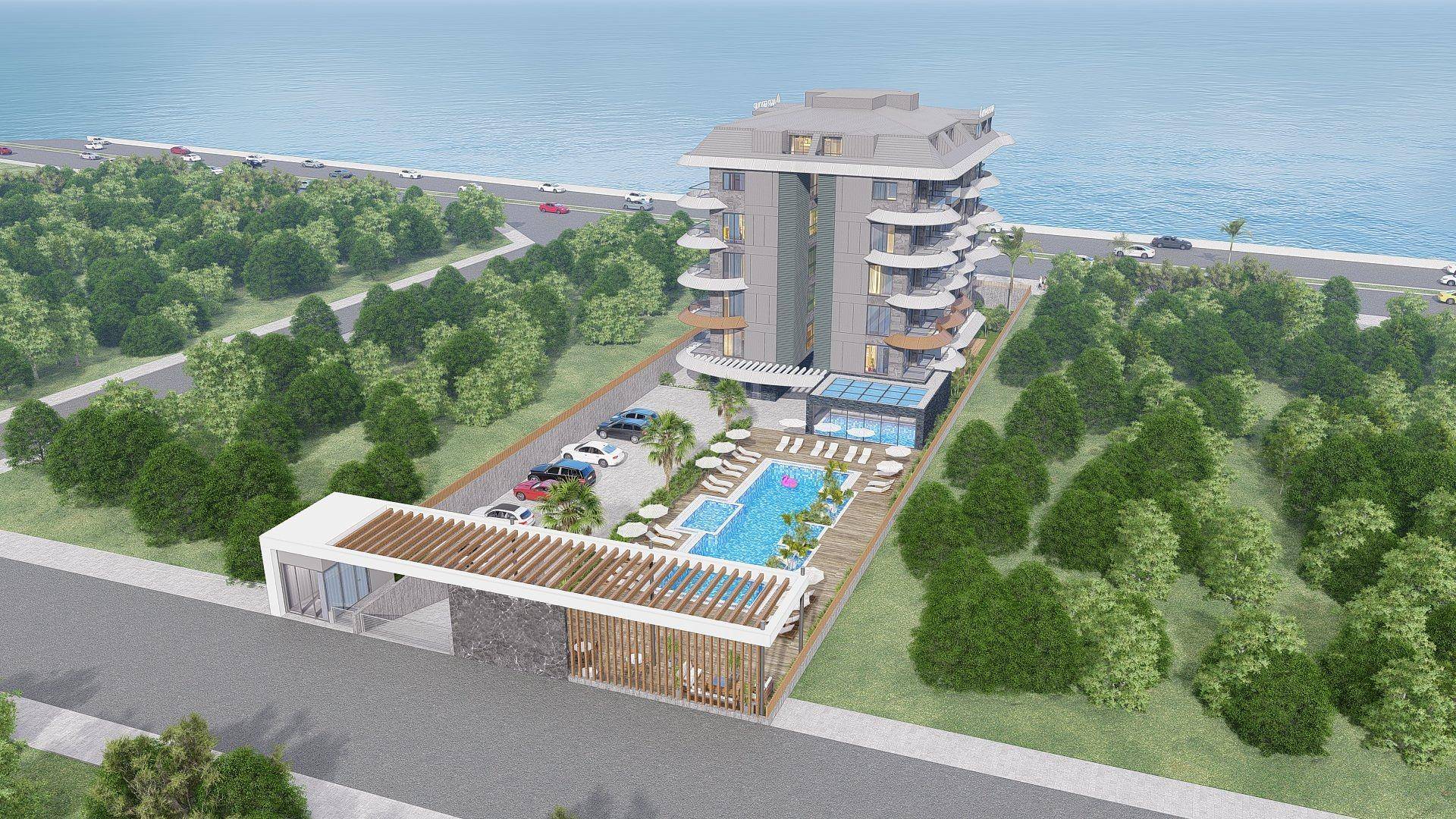 Seafront Luxury Apartments in Kestel