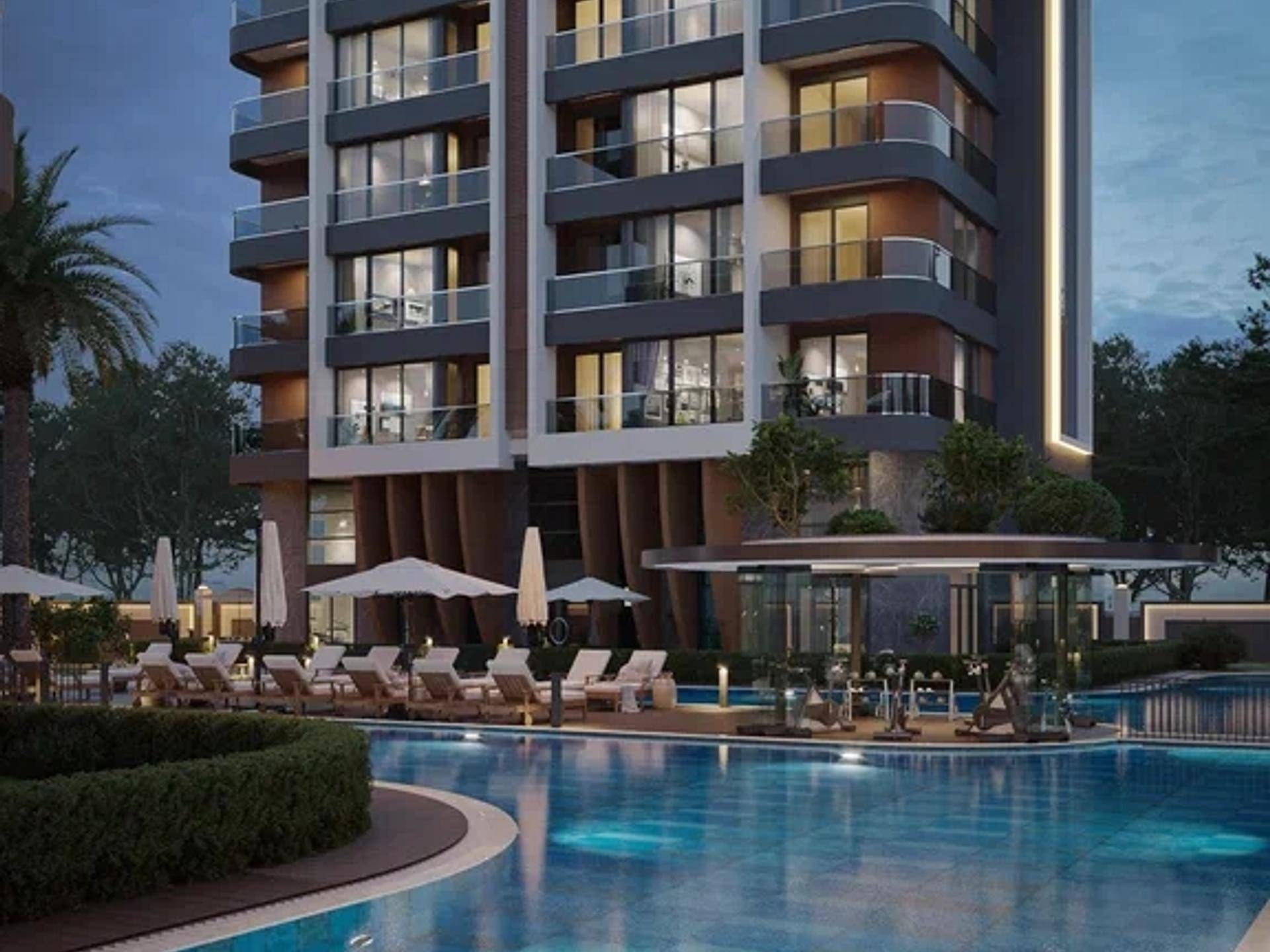 Appartements dans le quartier attrayant d'Aksu, Antalya