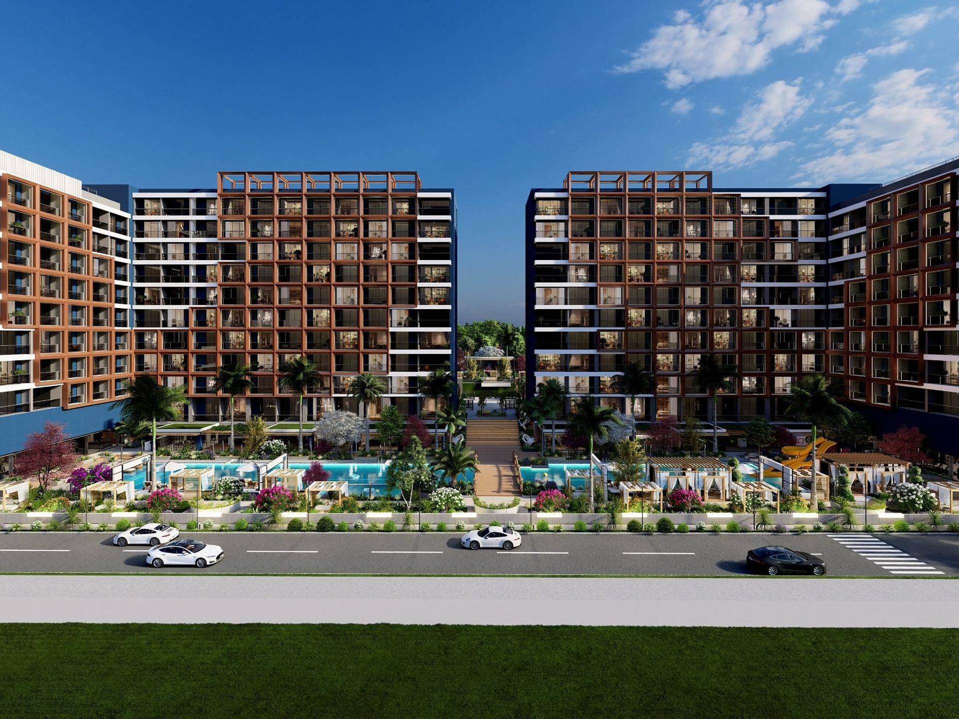 Appartements de luxe à Tomuk, Erdemli-Mersin