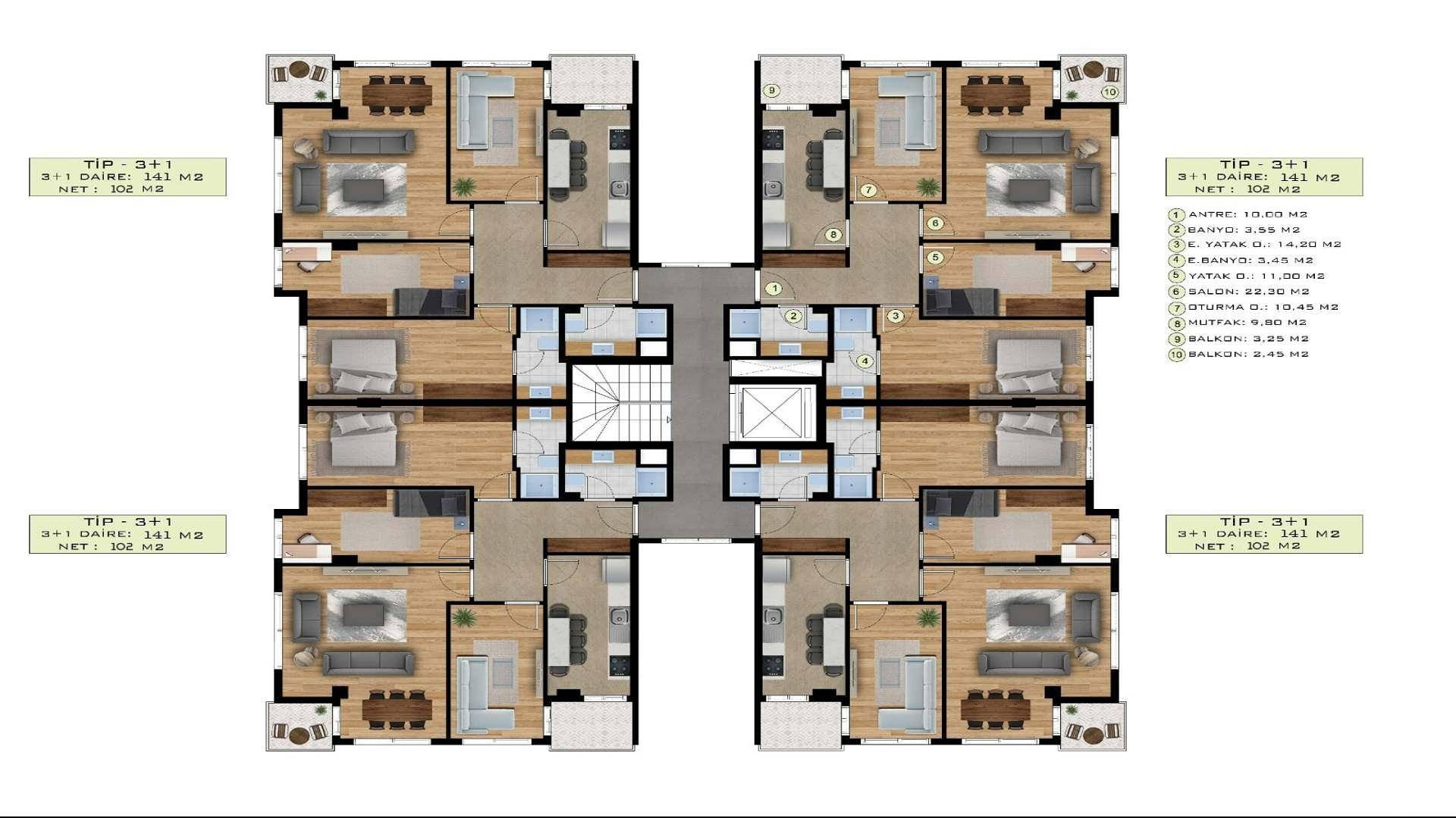 Imagen del Plano de Planta 4