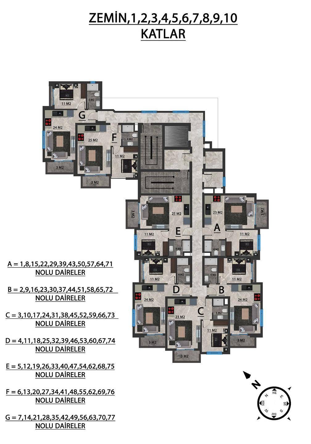 Kat Planı Resmi 1