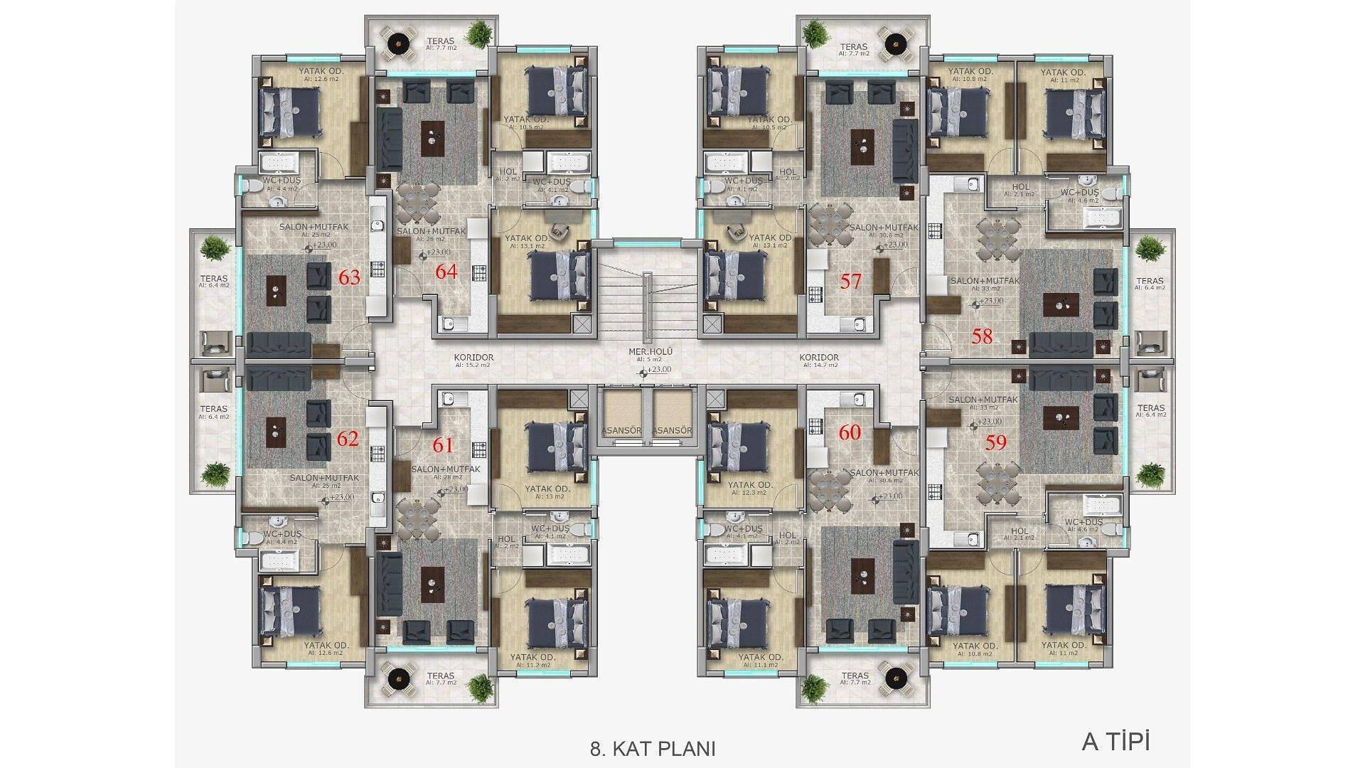 Aukšto plano vaizdas 15