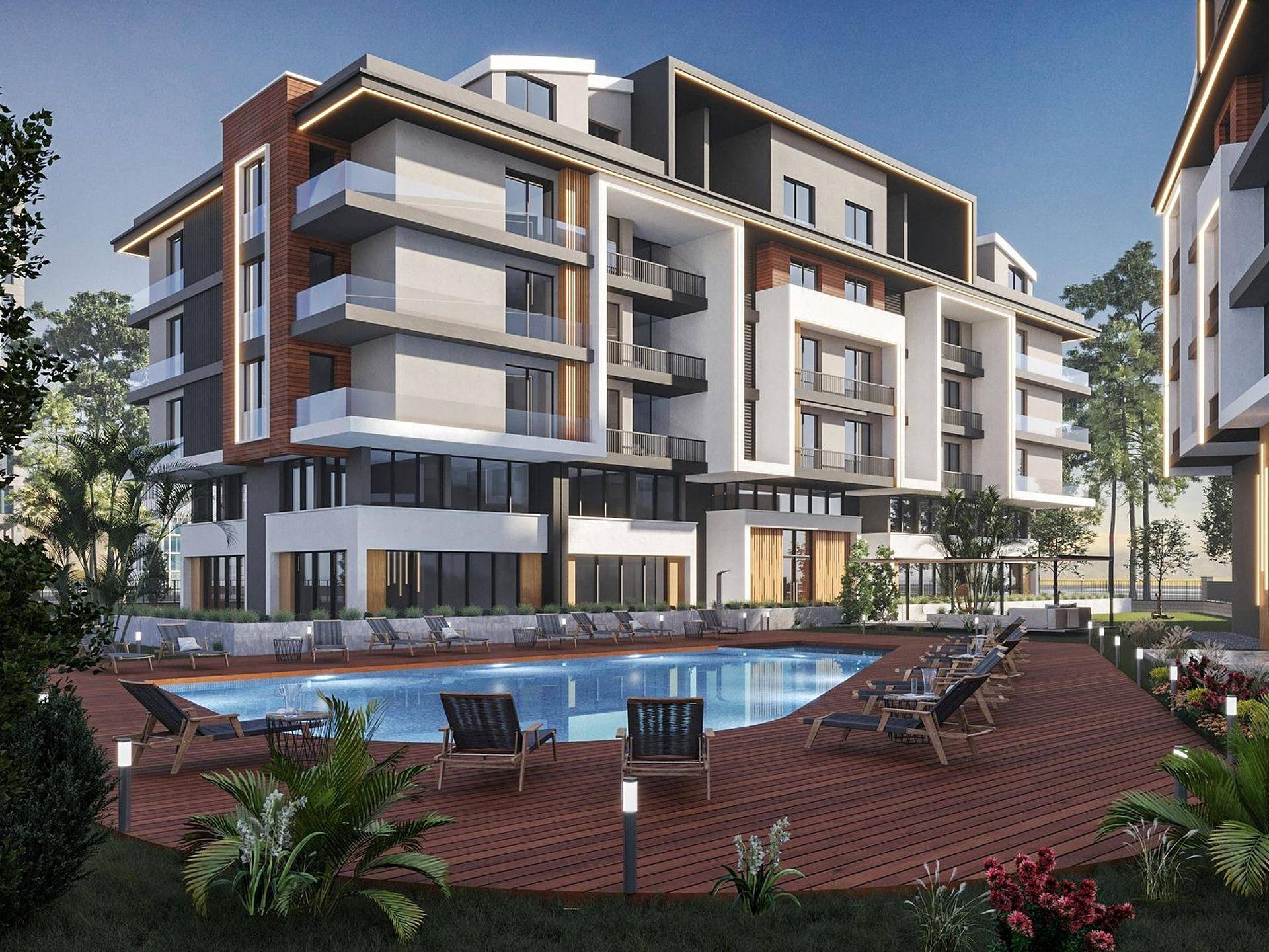 Elegantni apartmani u blizini plaže u Konyaalti, Antalya