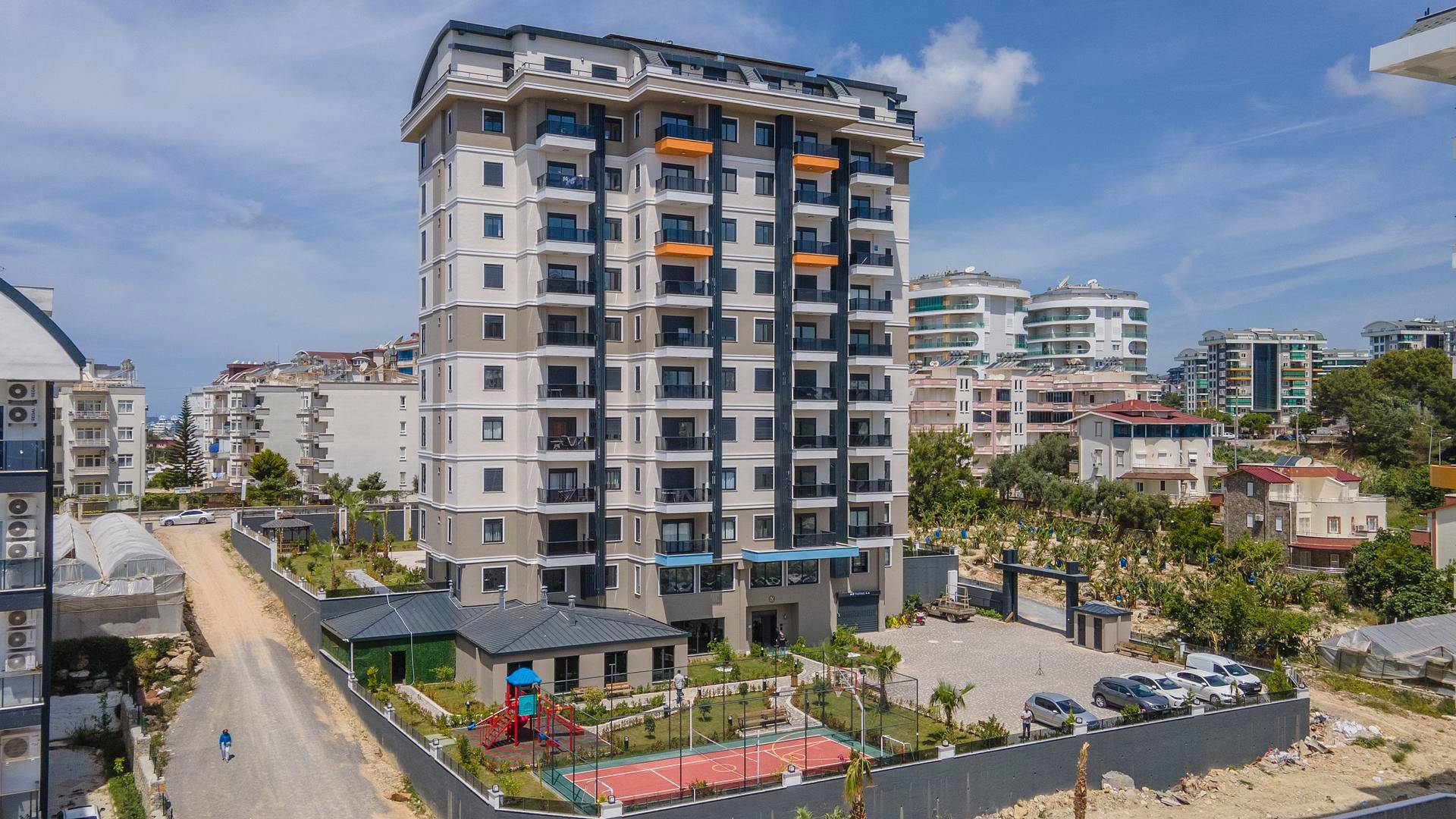 Apartmán s 1 spálňou pri mori v Avsallare, Alanya, Antalya