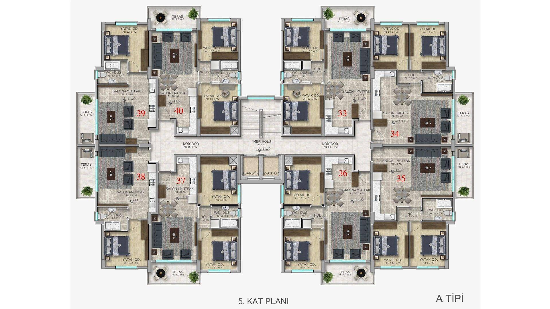 Aukšto plano vaizdas 14