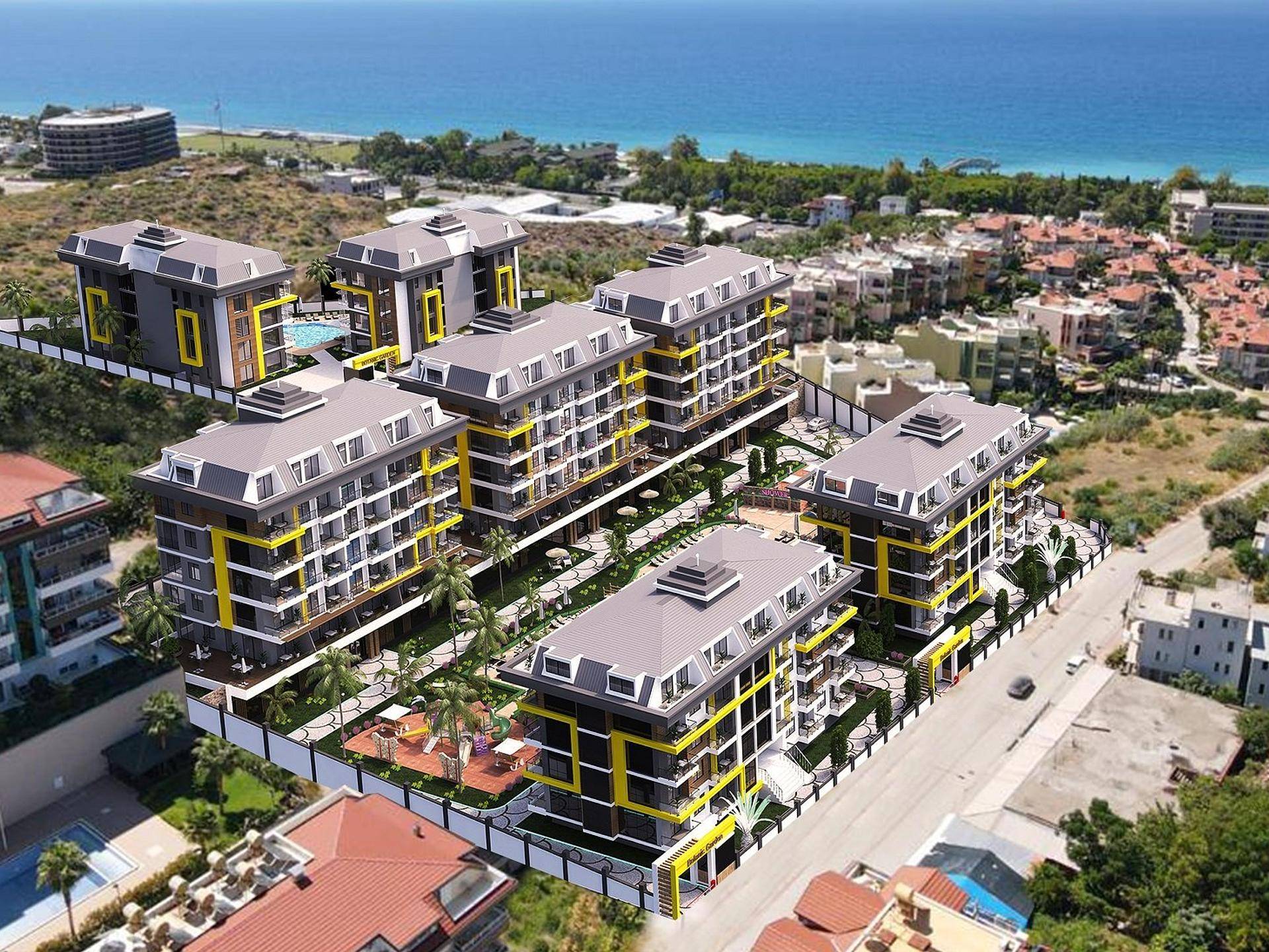 Brandneues Luxusprojekt Botanic Garden in Kestel, Alanya