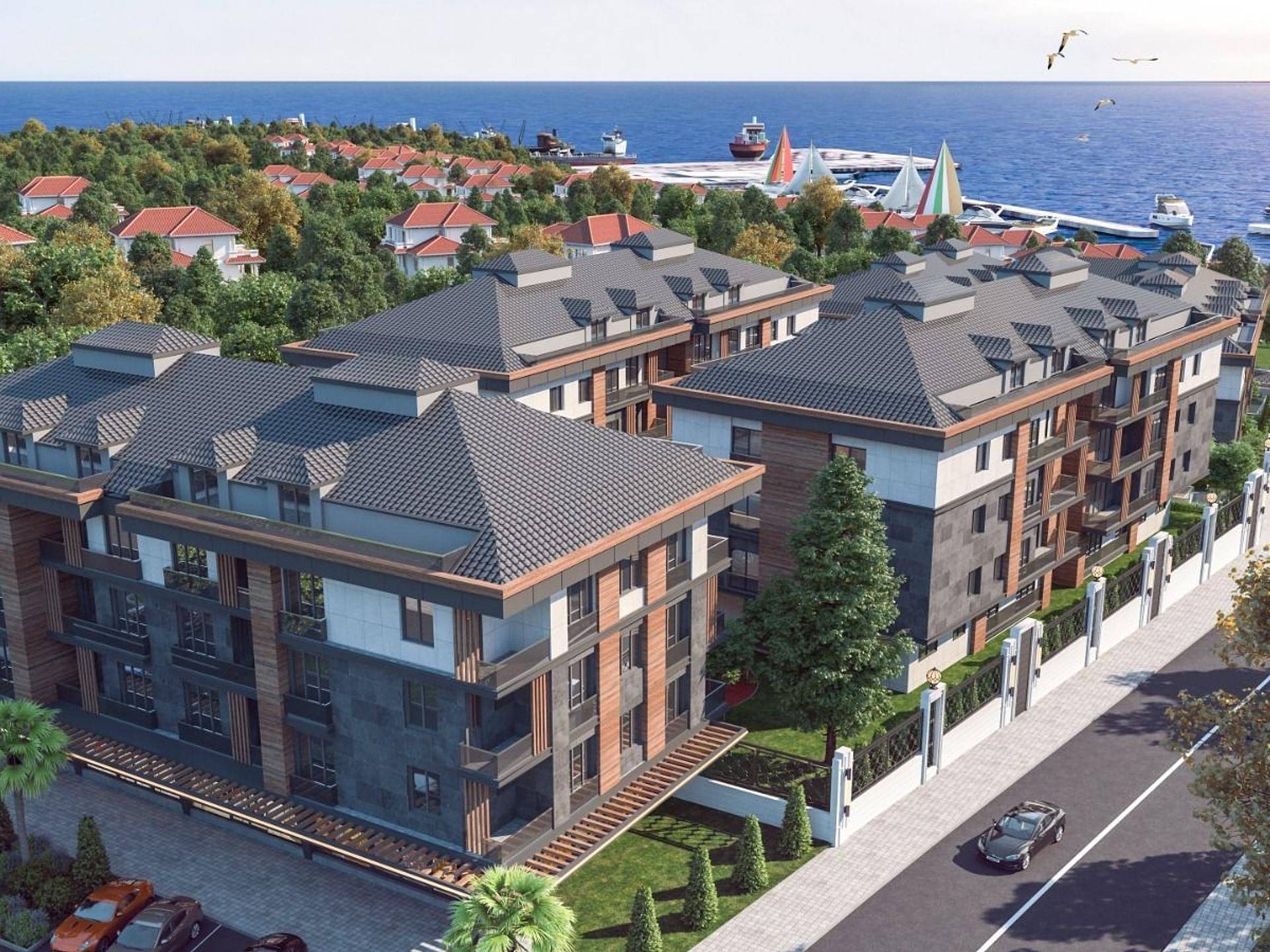 Appartements de luxe avec vue sur la mer à Beylikduzu