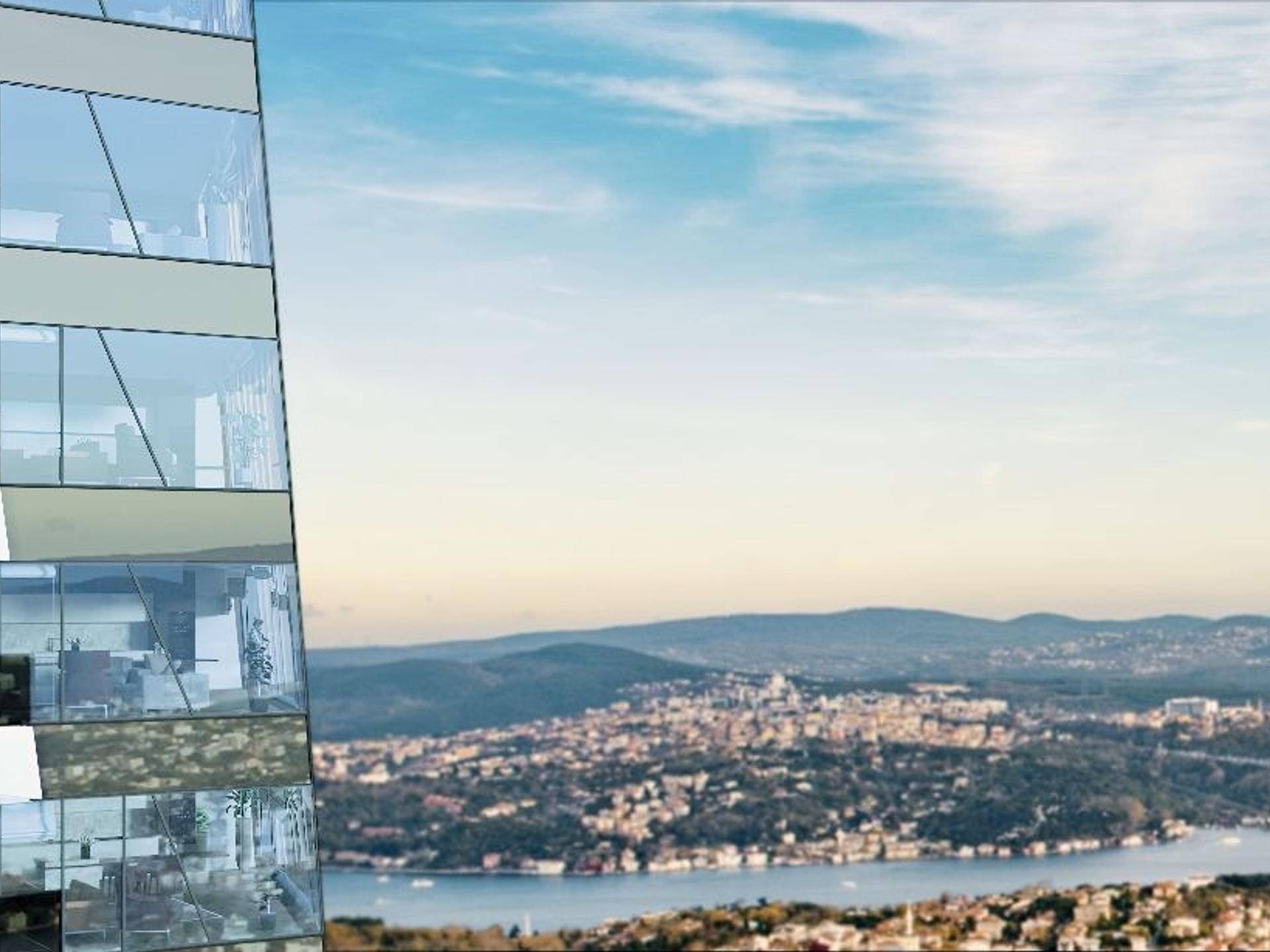 Apartamentos con vista increíble a la ciudad en Sariyer, Estambul