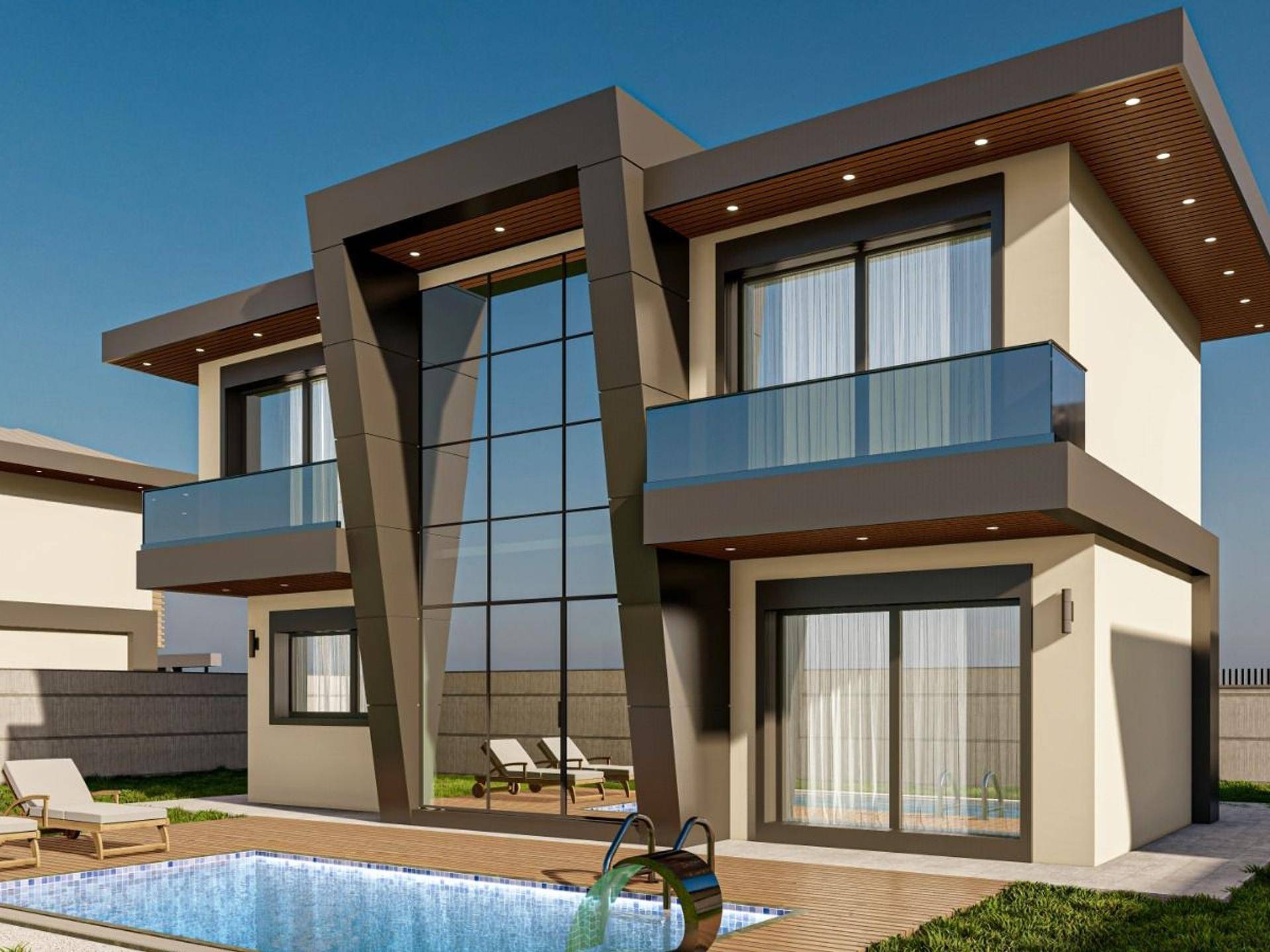 Spacious villas near golf club in Serik, Antalya