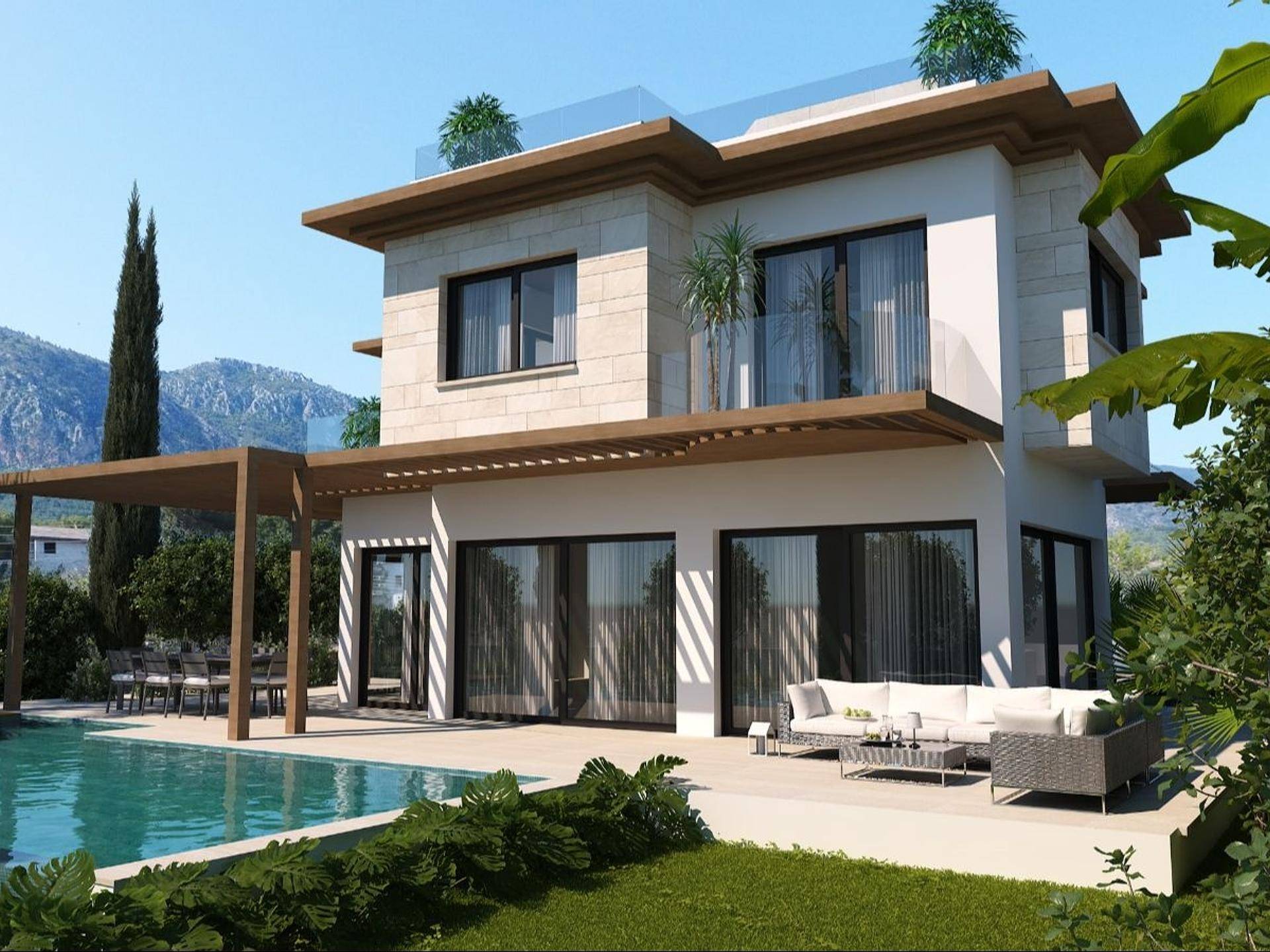 3-Bedroom Villa in Kyrenia, Alsancak for Sale, Sea View