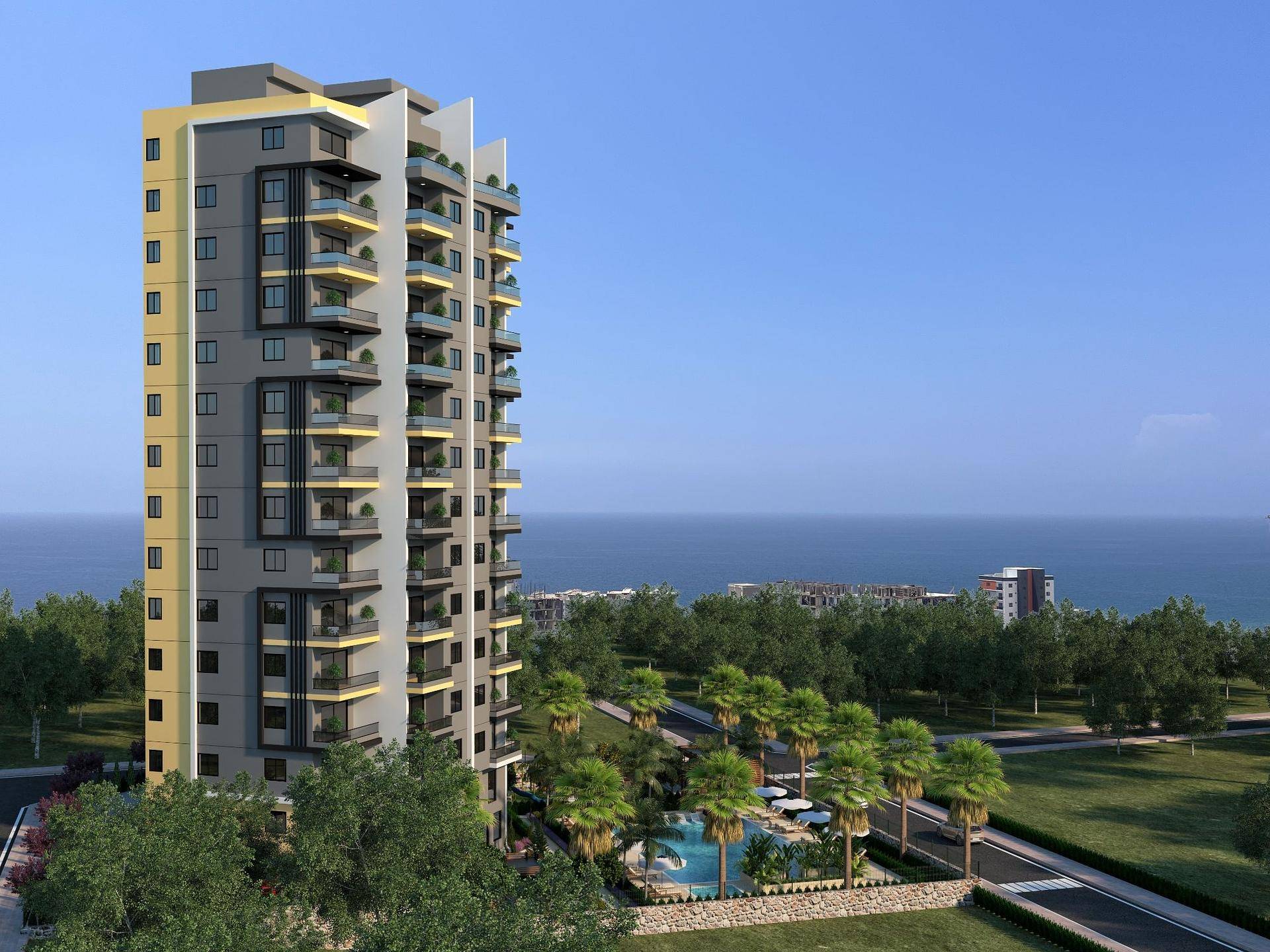 Appartements en Bord de Mer à Vendre dans le quartier Ayaş de Mezitli