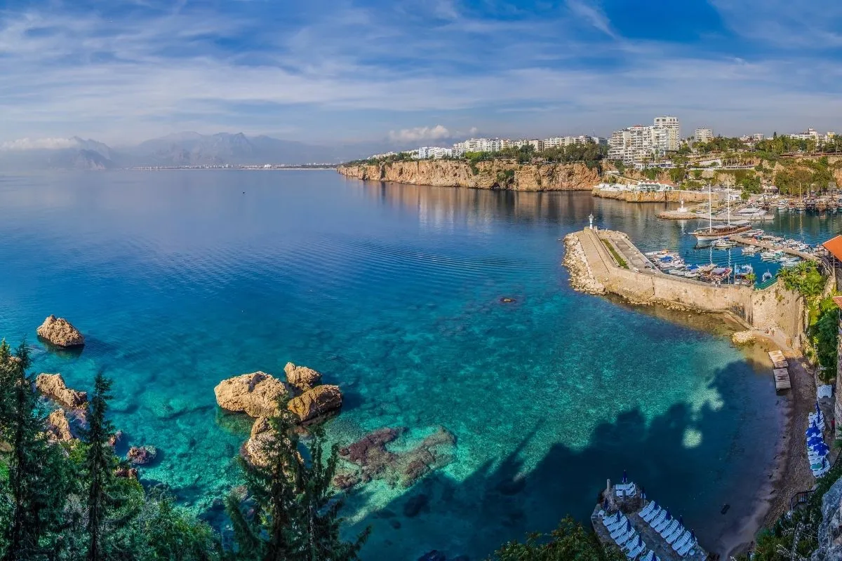 entrance to the sea in Kaleiçi Antalya