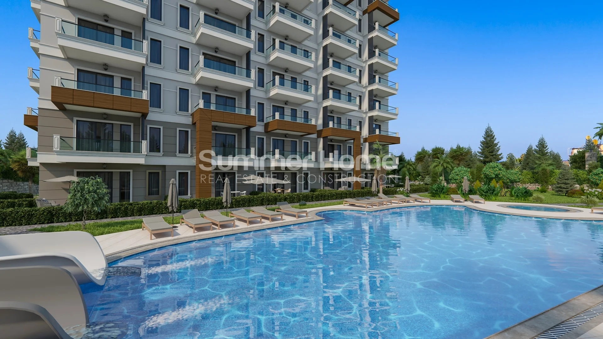Dazzling apartments in perfect holiday area in Demirtas Plan - 24