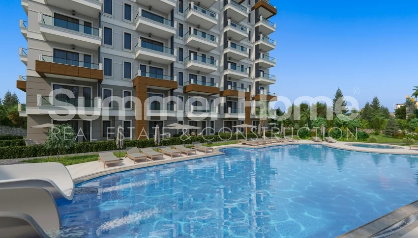 Dazzling apartments in perfect holiday area in Demirtas