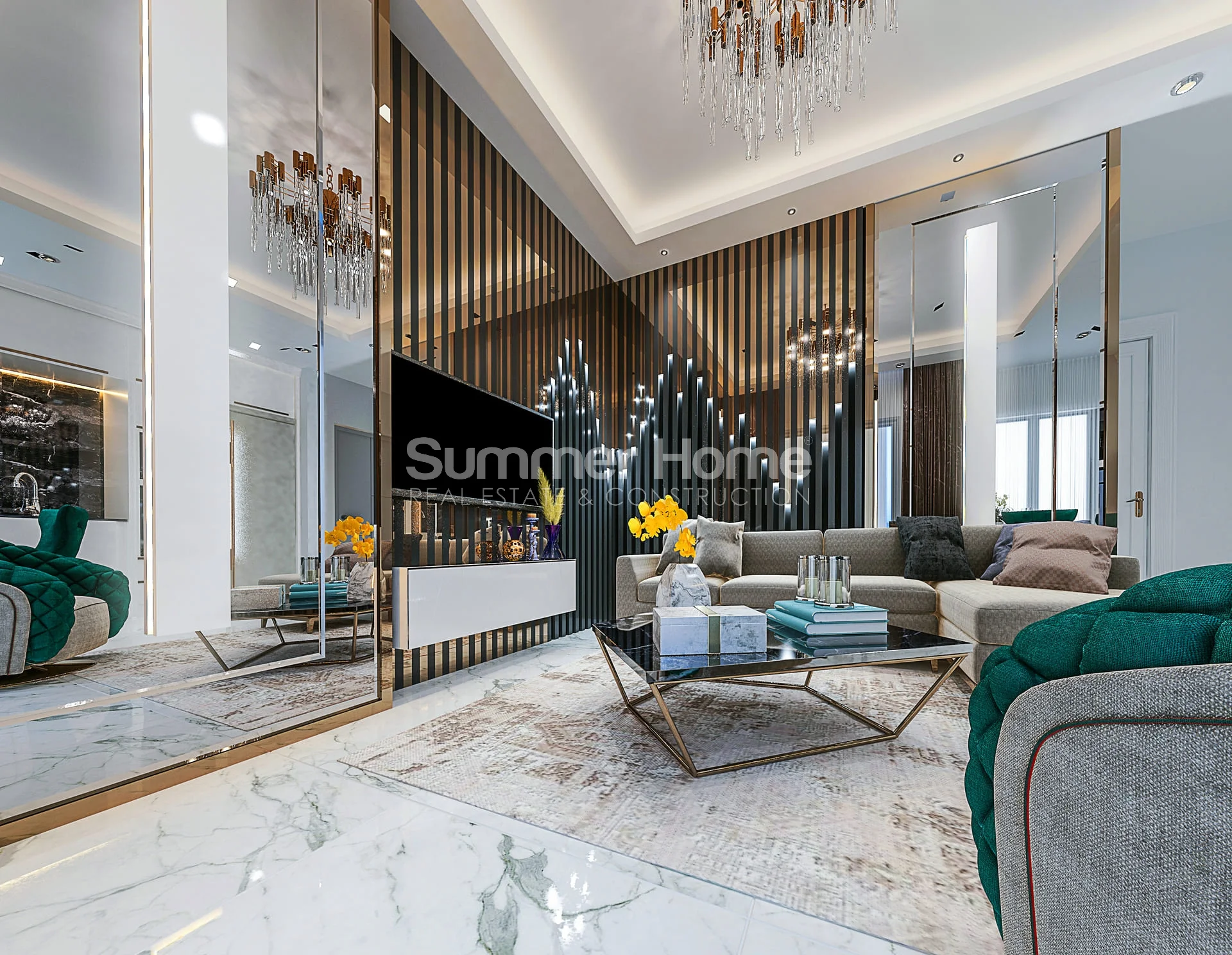 Five-Star Quality Apartments in Mahmutlar Interior - 16