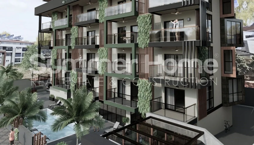 Nouveaux appartements au design moderne pour un futur investissement à Oba