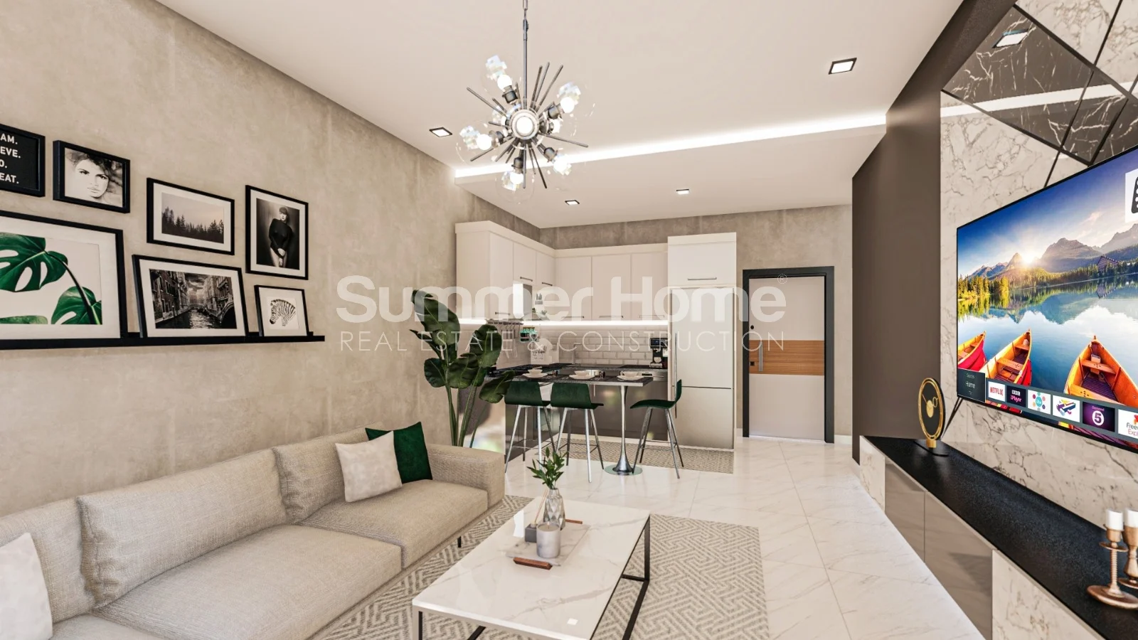 Magnificent Apartments at Low Prices in Kestel Interior - 15