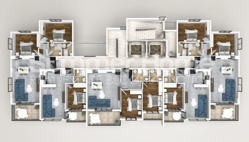 Stunning Modern Apartments in Oba Plan - 32