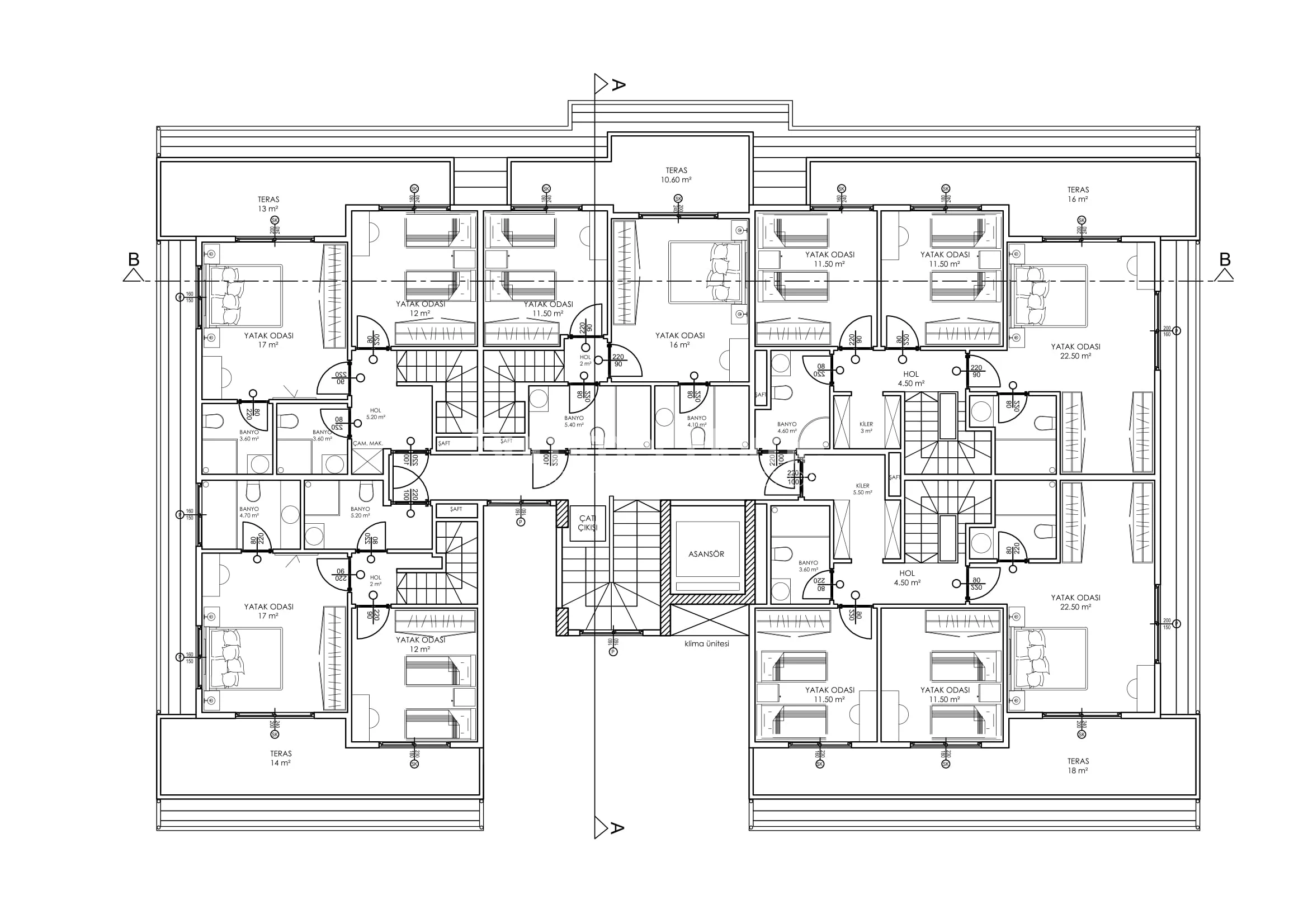 Appartements de style moderne dans le calme de Kargicak plan - 11