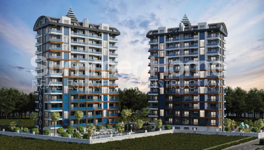 Prachtige moderne appartementen beschikbaar in Mahmutlar