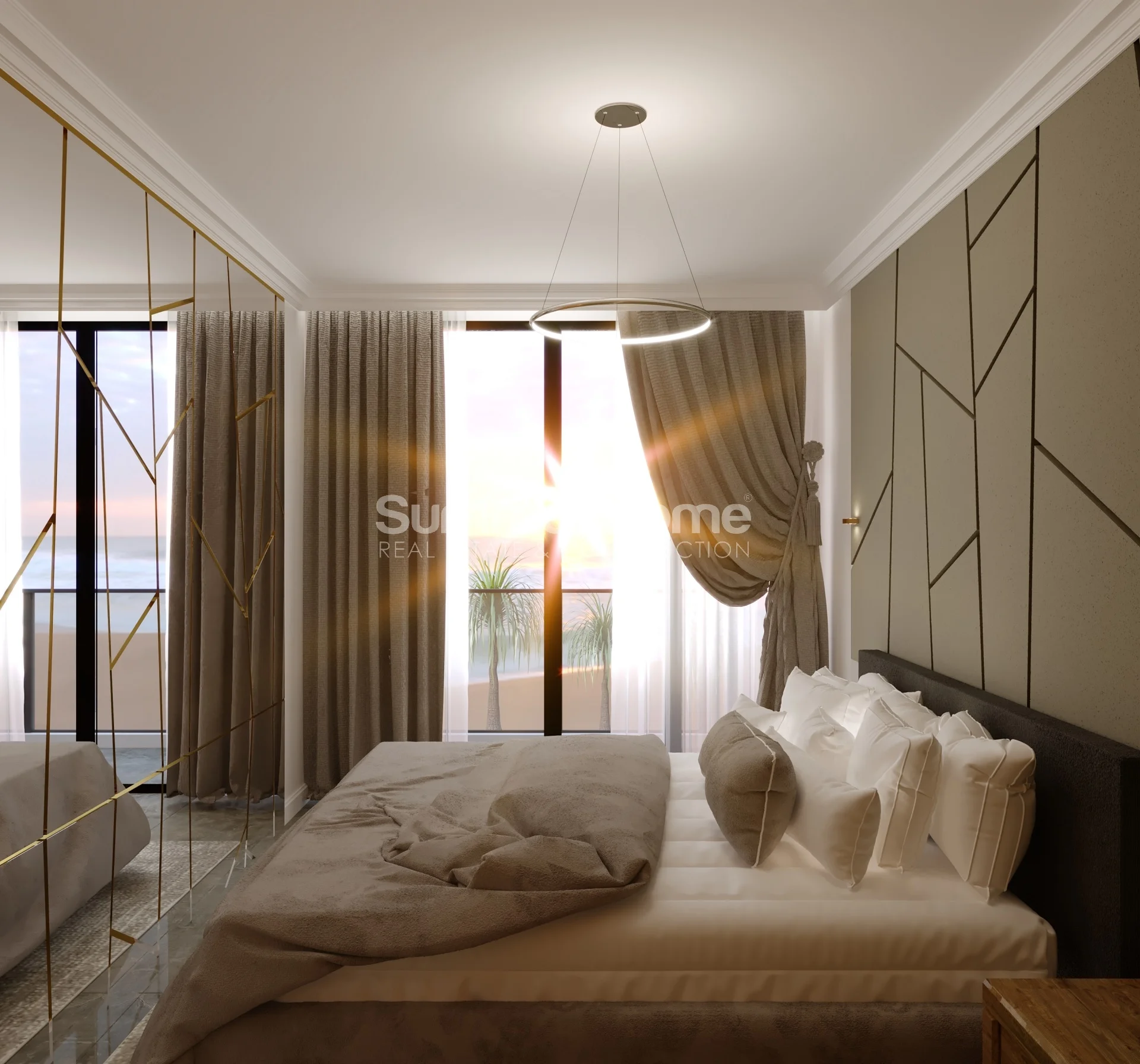 Appartements complaisants à vendre avec vue sur la mer à Mahmutlar interior - 16