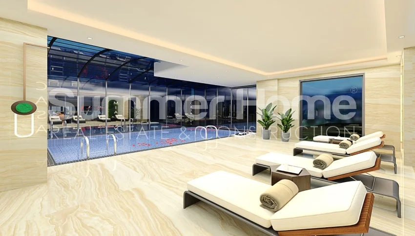 Apartments with sea view in a luxurious complex in Demirtas Facilities - 35