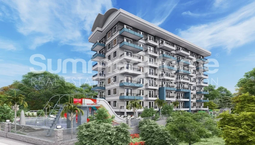 Apartments with sea view in a luxurious complex in Demirtas General - 3