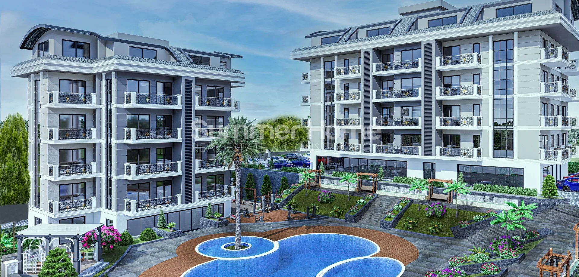 Höginvesterade lägenheter till salu i ett populärt område i Oba, Alanya plan - 9