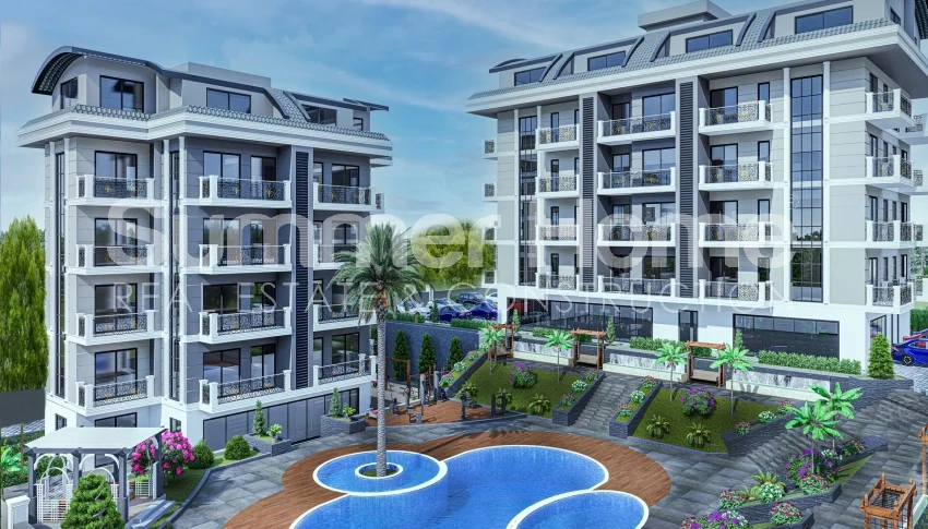 High-investment apartments for sale in a popular area of Oba, Alanya
