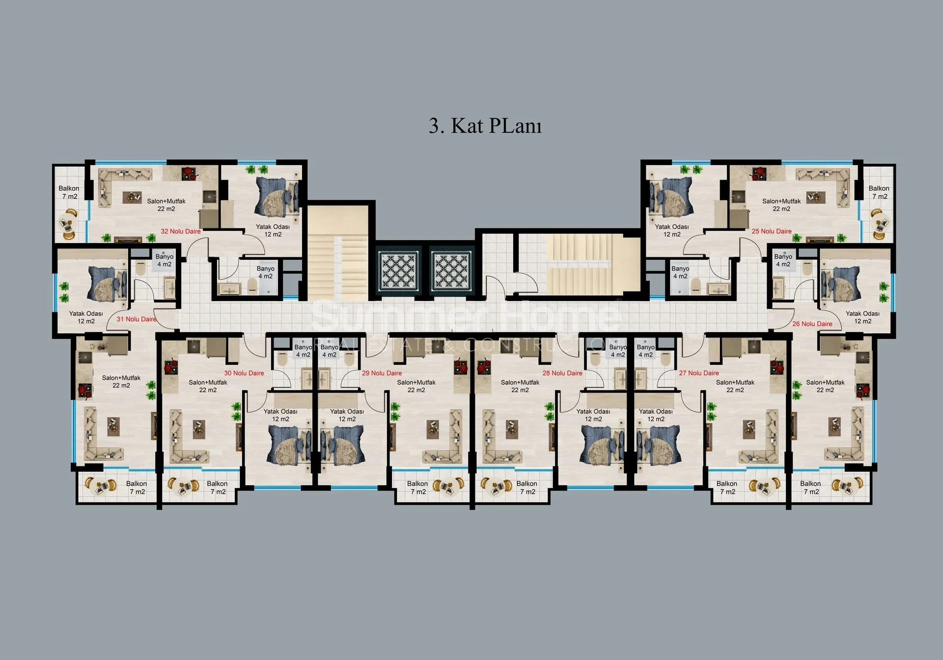 Appartements Modernes Dans un Emplacement Souhaitable à Avsallar plan - 21