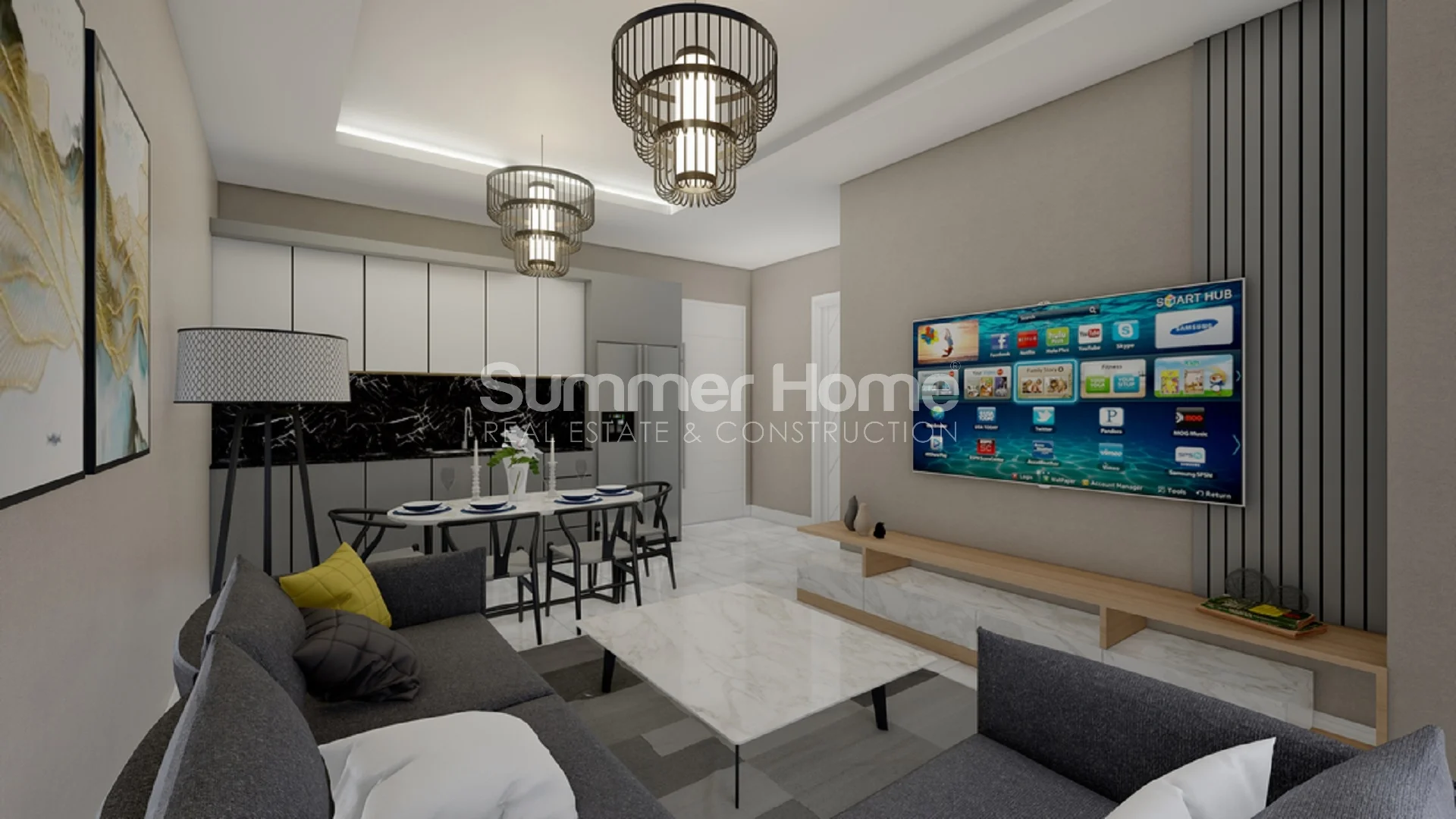 Attractive Apartments in Excellent Location in Mahmutlar Interior - 9