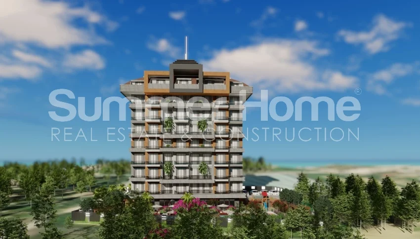 Pristine apartments with total practicality in Avsallar, Alanya