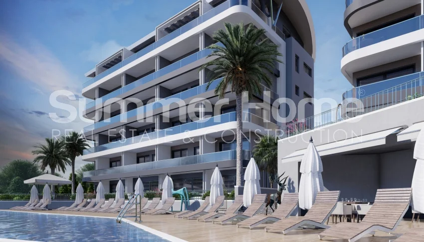 Superbes appartements avec vue sur la mer à vendre à Kargicak Général - 4