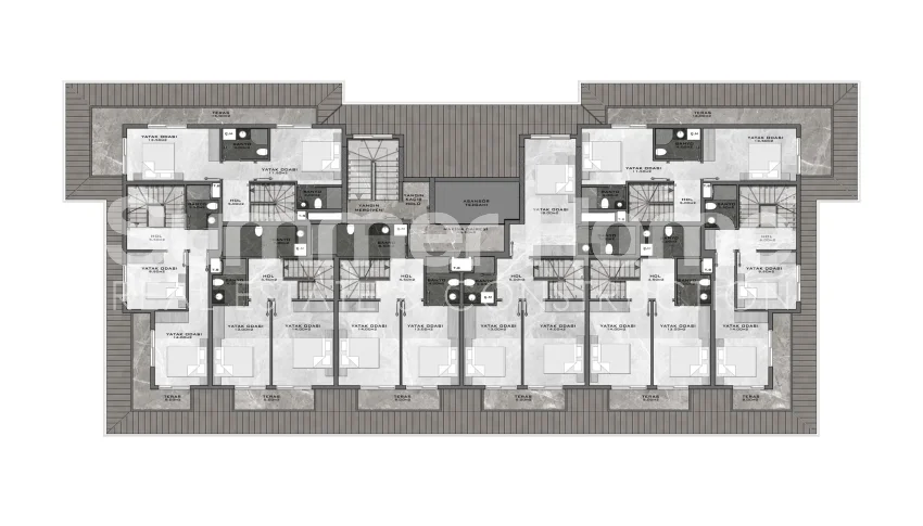 Luxurious Duplex Apartments in Desirable Avsallar Plan - 12