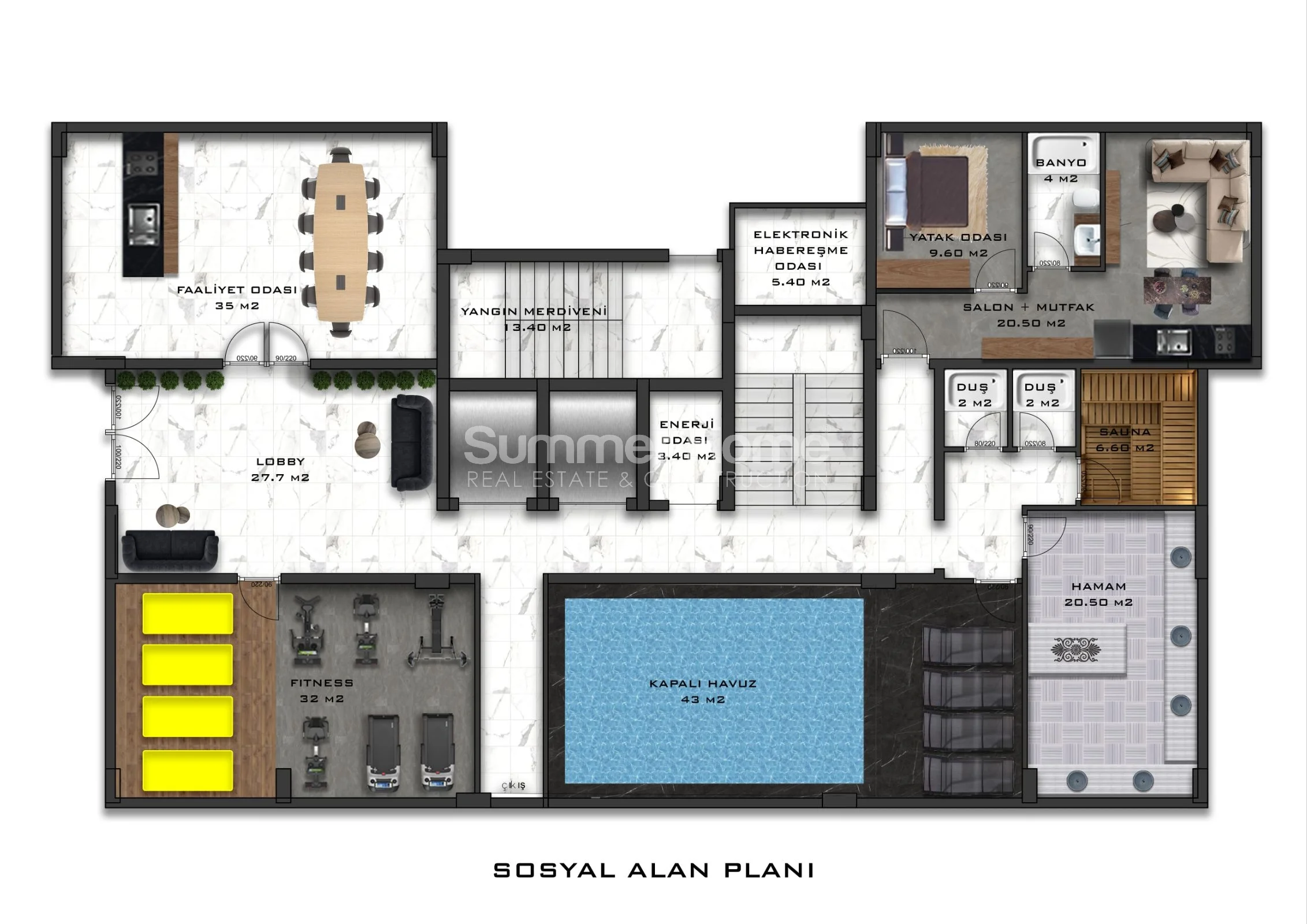Exquisit gestaltete Apartments in Demirtas Plan - 34