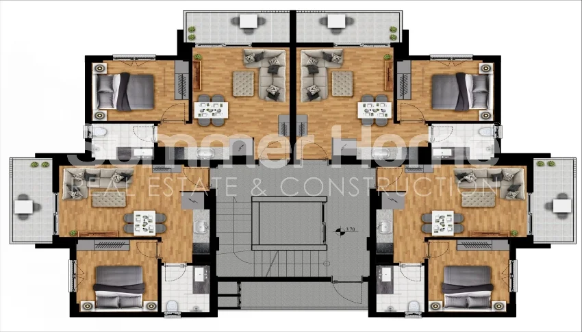 Gorgeous Apartments in Tranquil Avsallar Plan - 26