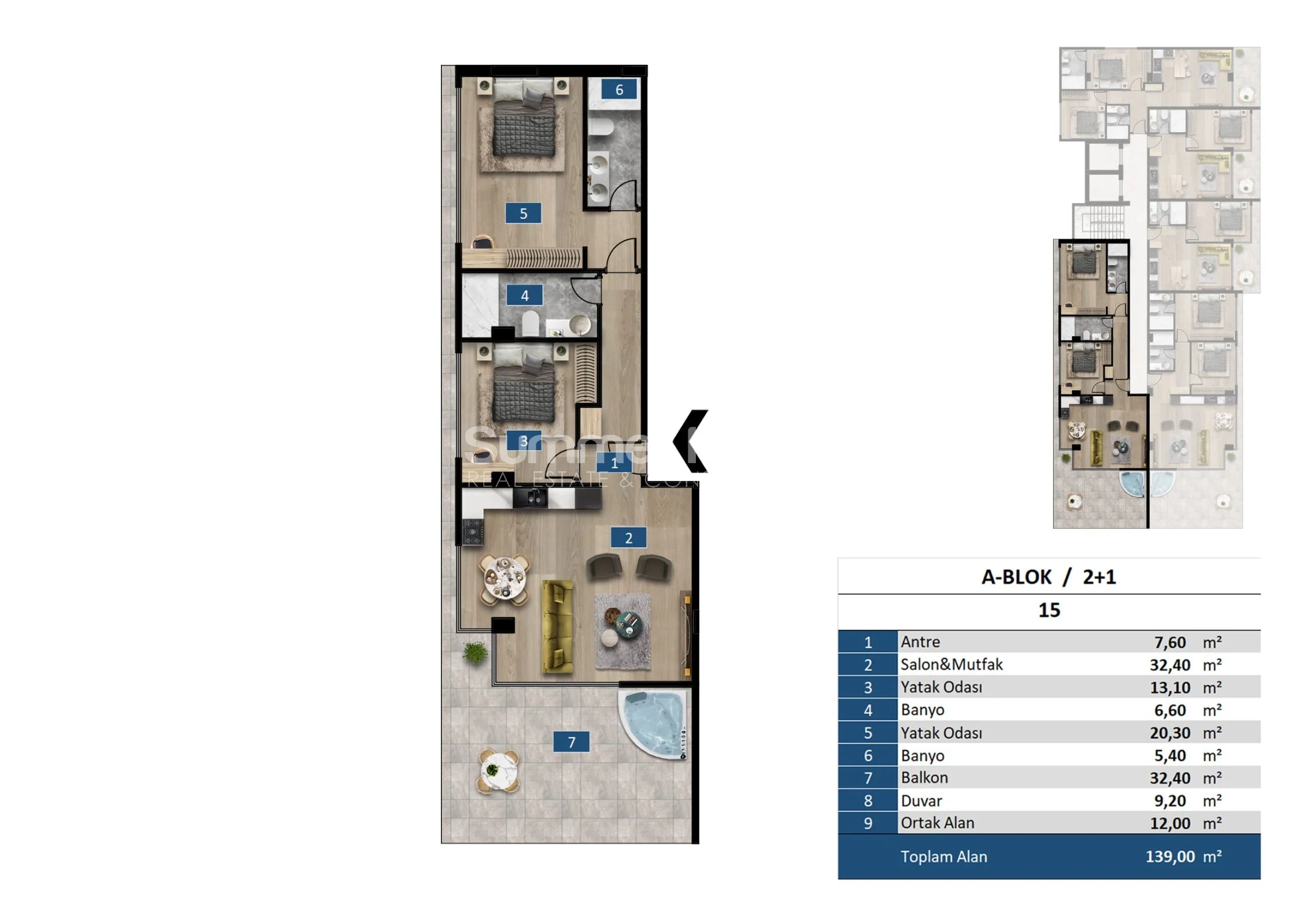 Innovatieve luxe appartementen te koop in Kargicak plan - 25