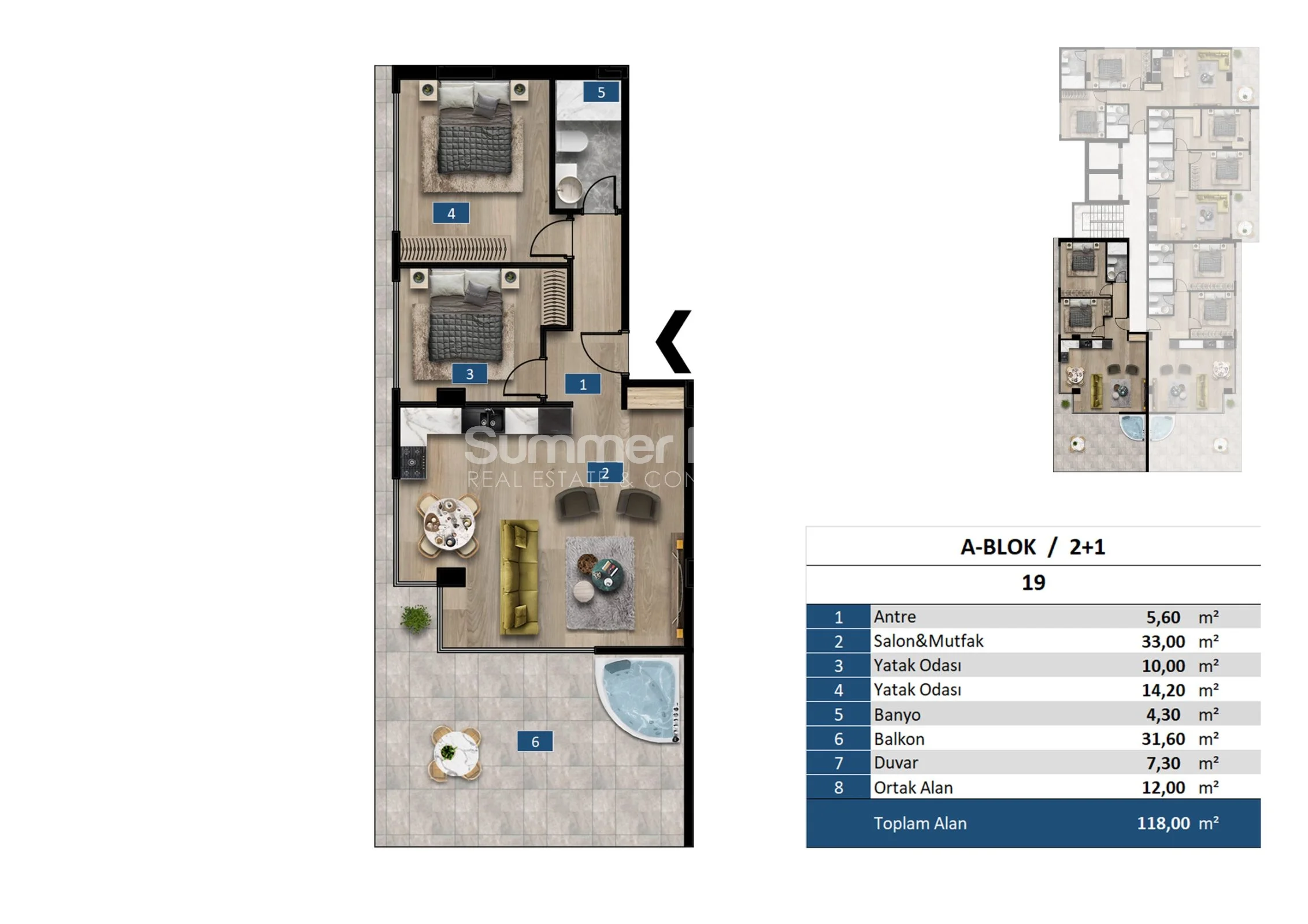 Innovatieve luxe appartementen te koop in Kargicak plan - 29