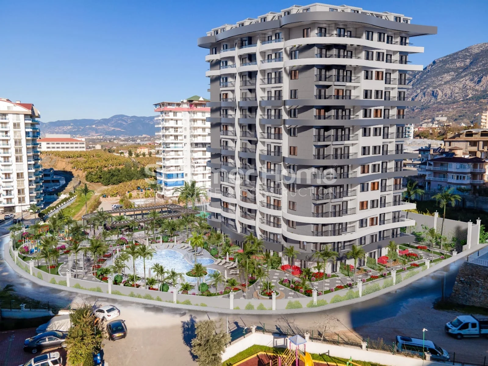 Innovatief ontworpen luxe appartementen te koop in Mahmutlar Algemeen - 6