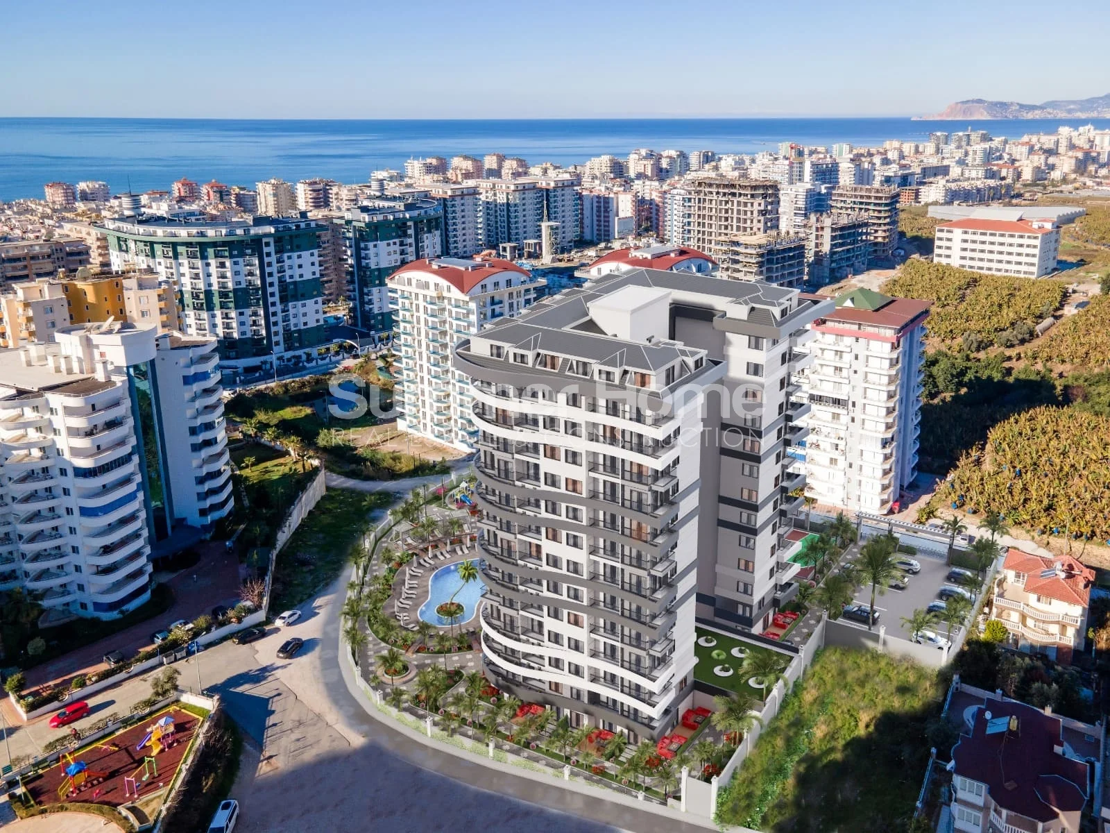 Innovatief ontworpen luxe appartementen te koop in Mahmutlar Algemeen - 11