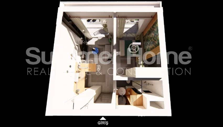 Attractive Apartments For Sale in  Mahmutlar Plan - 28