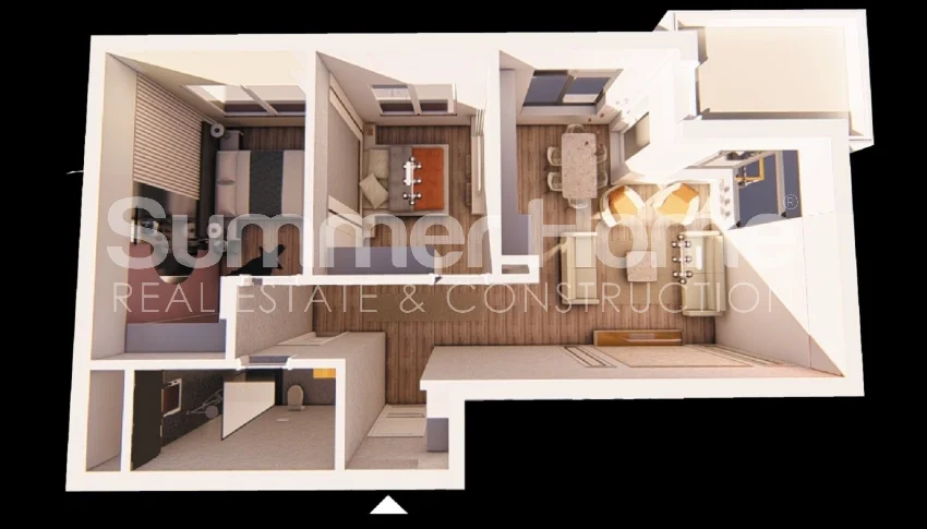 Attractive Apartments For Sale in  Mahmutlar Plan - 30