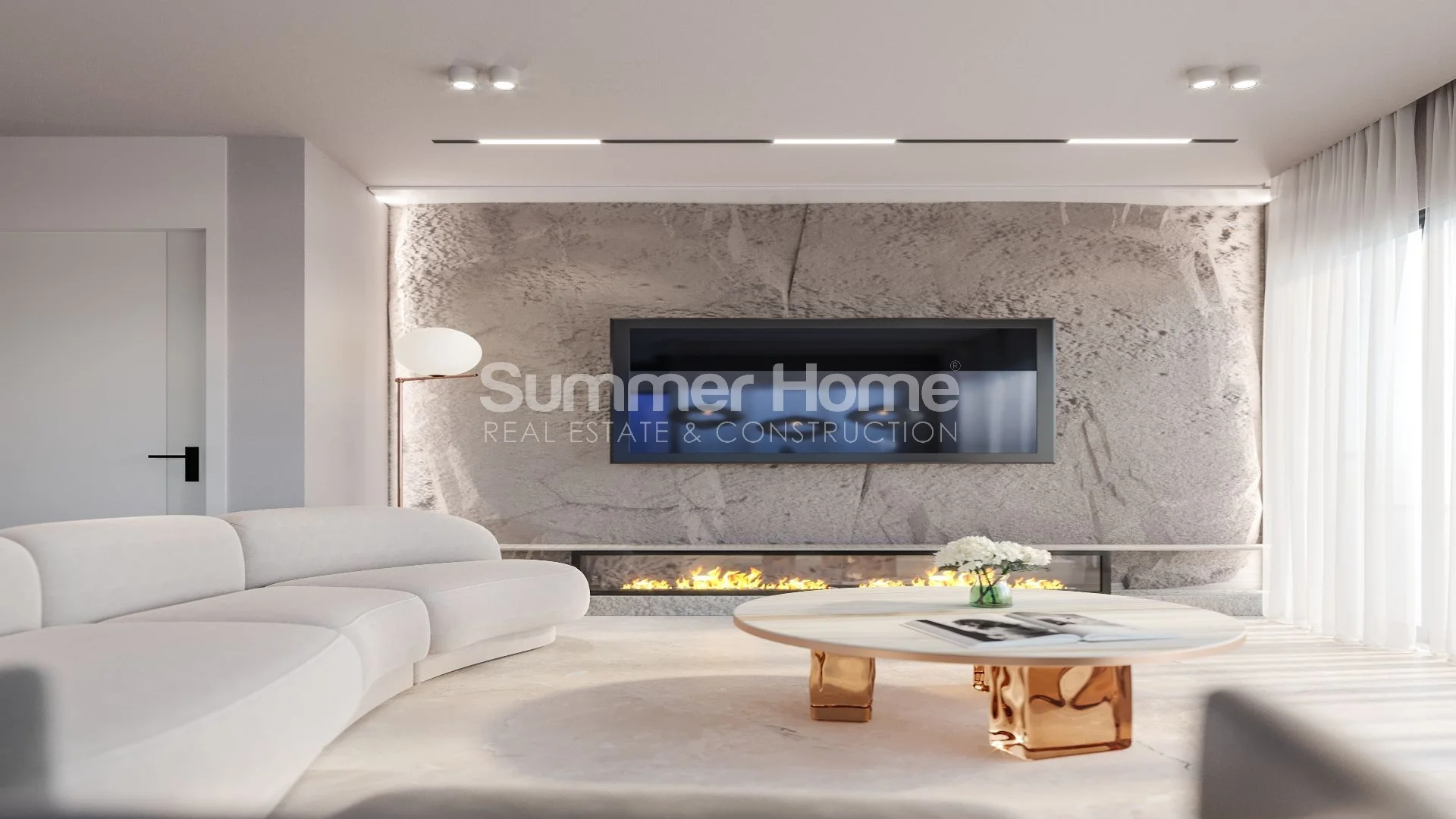 Chic, Luxurious Apartments in Mahmutlar Interior - 20