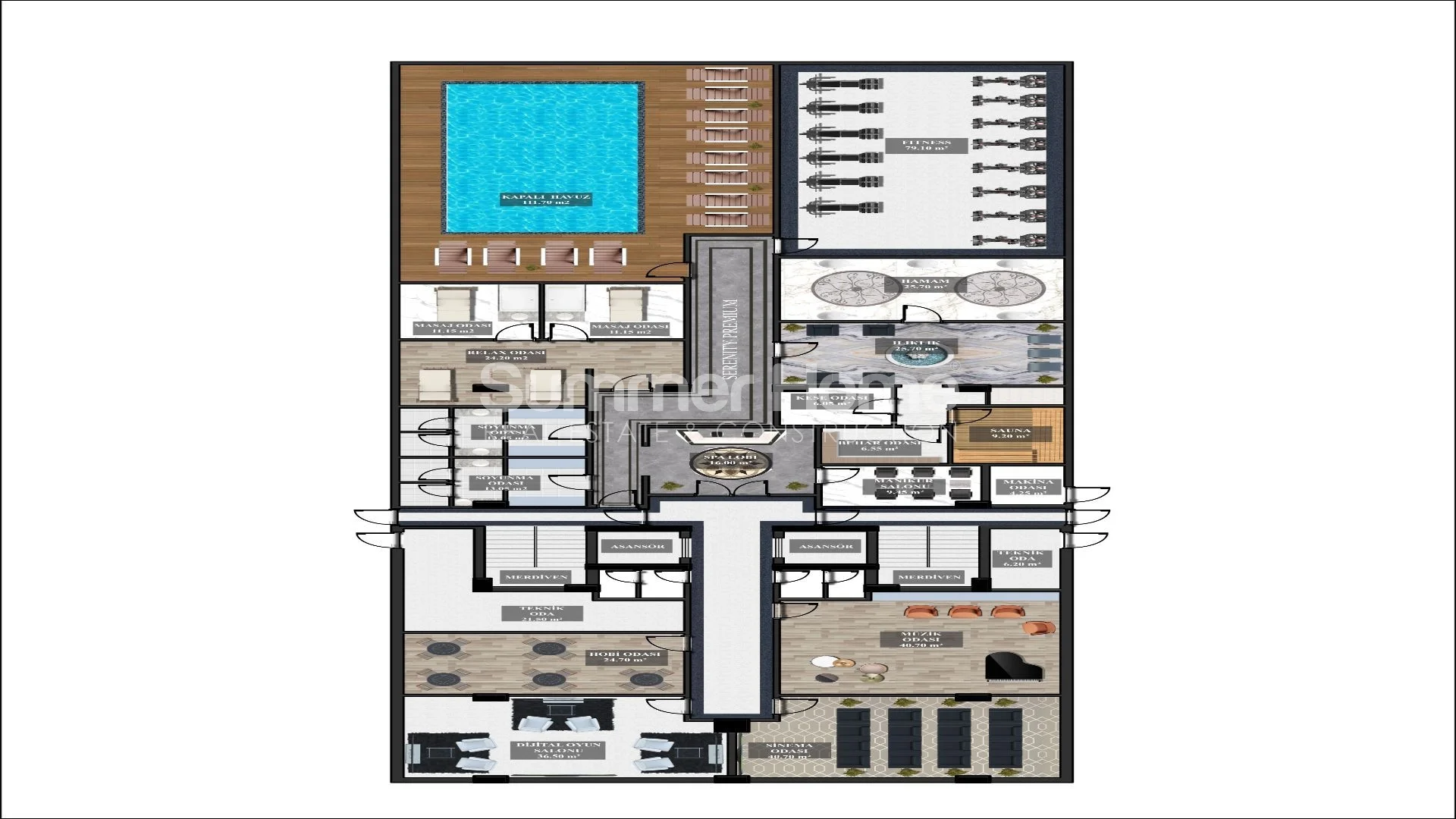 Chic, Luxurious Apartments in Mahmutlar Plan - 38