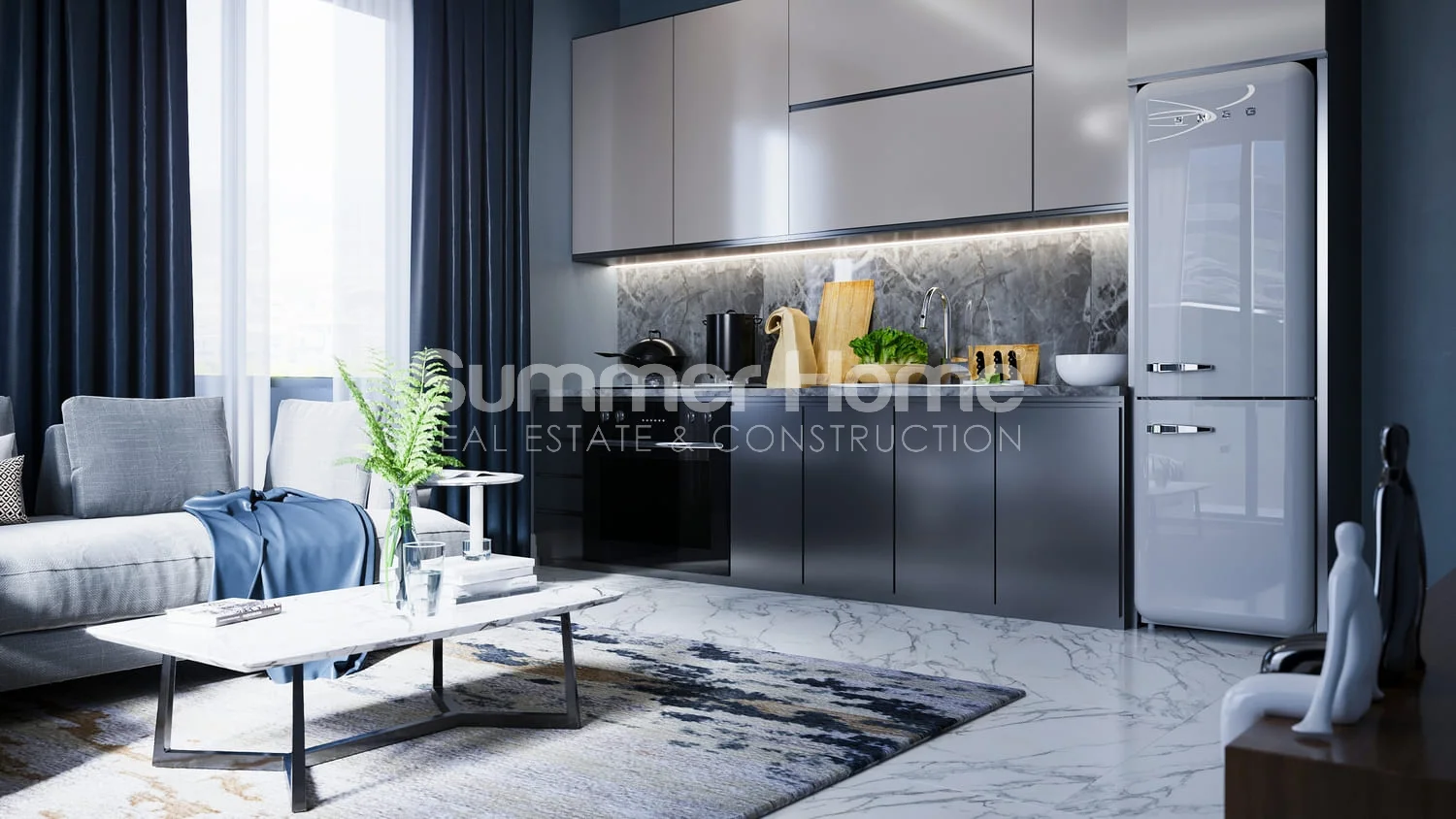 Stylish, Chic Apartments For Sale in Kestel Alanya Interior - 17