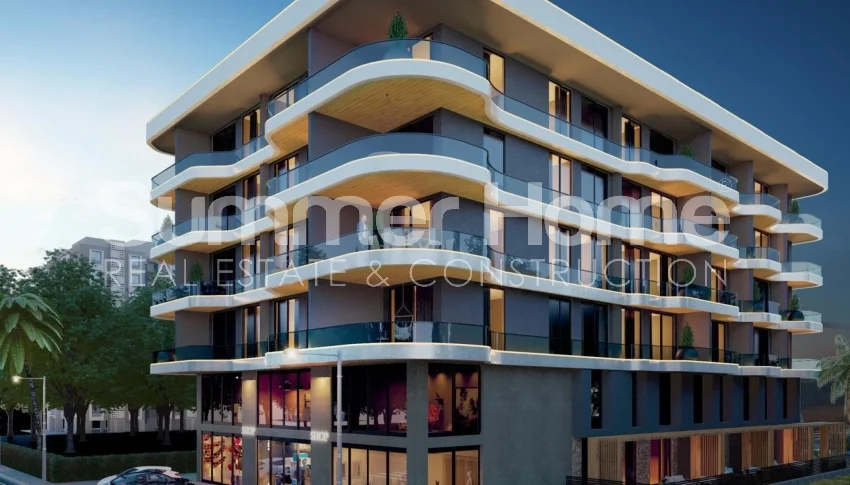 آپارتمان های  زیبا و مدرن با منظره دریا در کارگیجاک آلانیا