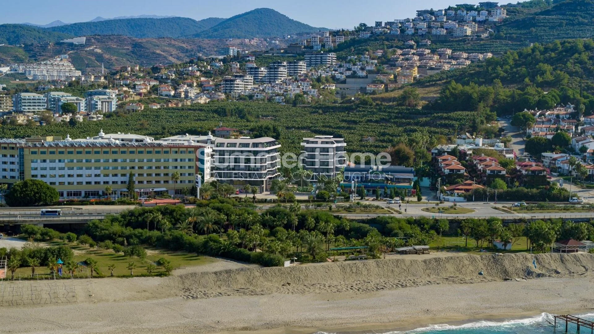 Стильные современные апартаменты с видом на море в Каргыджаке Общий - 3